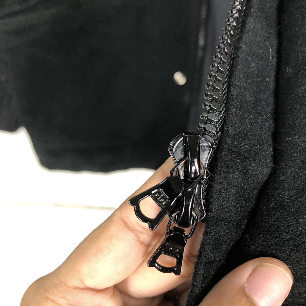 Issey Miyake Chore Zipper Biker Jacket Ships Made in England Riri Zipper Size US S / EU 44-46 / 1 - 16 Thumbnail