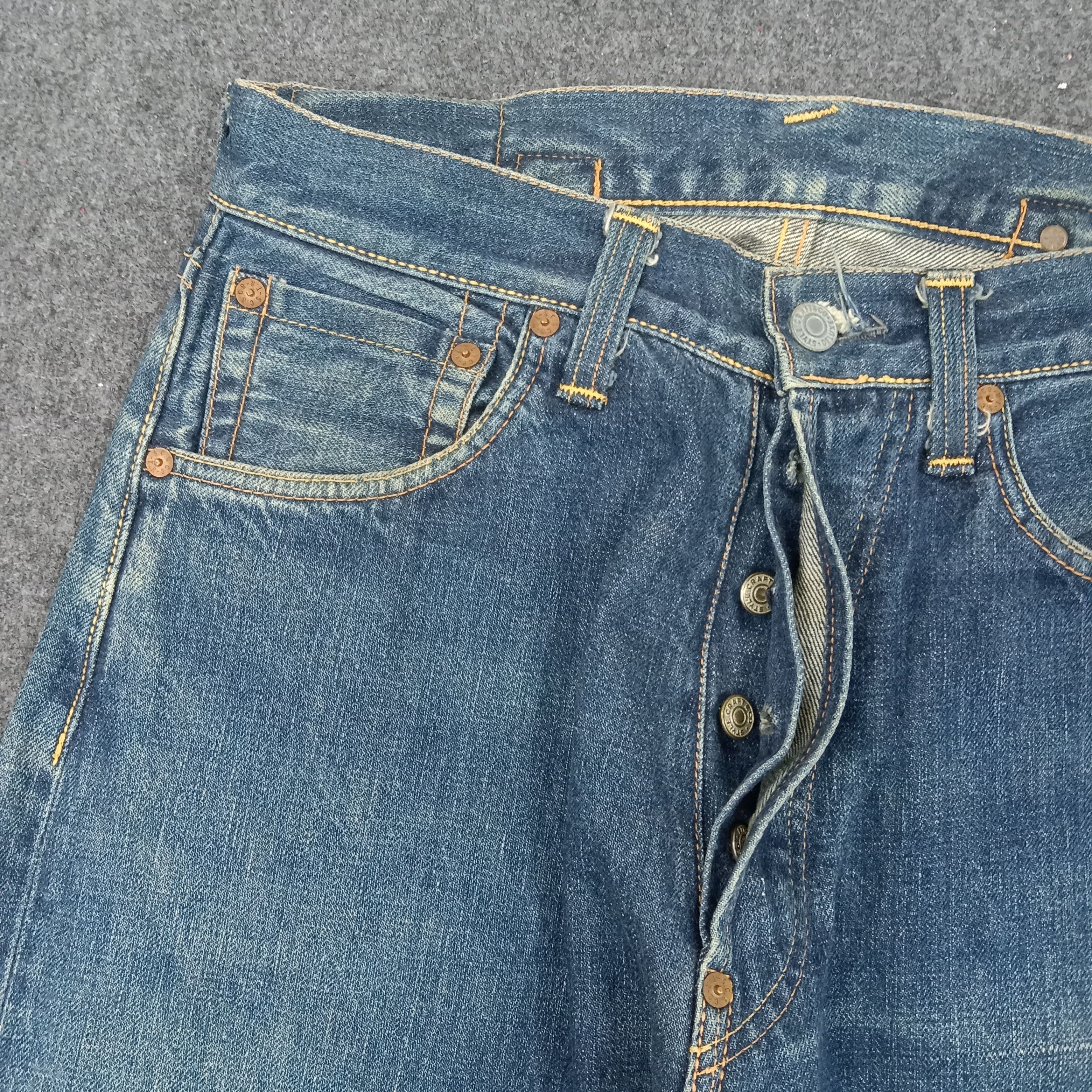 Evisu Evis Japanese Brand Daicock Custom Art Denim Jeans c235n25 Size US 28 / EU 44 - 7 Thumbnail