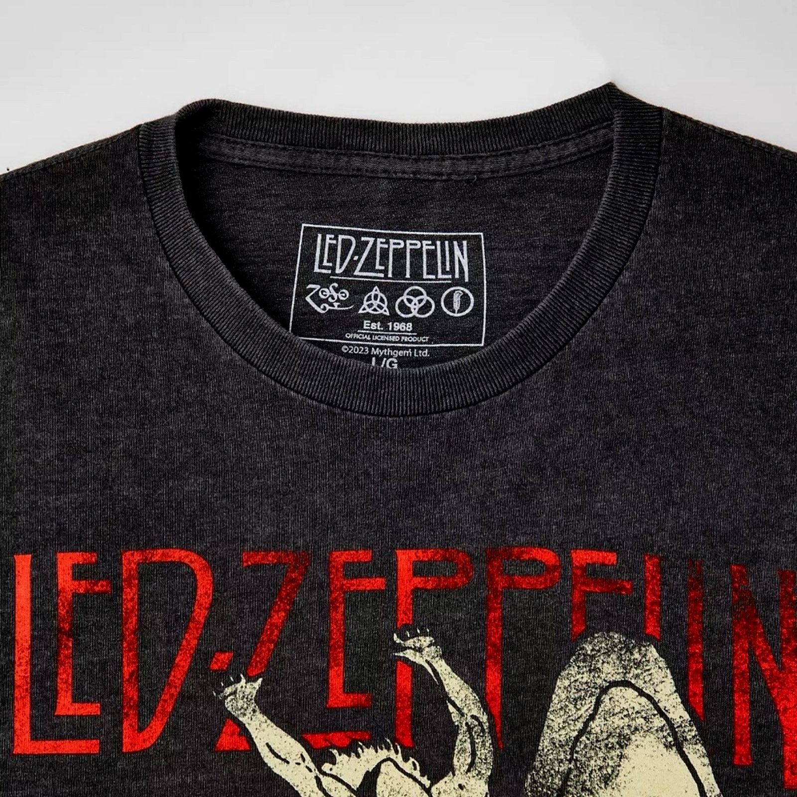 Led Zeppelin Led Zeppelin Licensed 50th AnniversaryT-Shirt-Black/Grey L Size US L / EU 52-54 / 3 - 6 Thumbnail