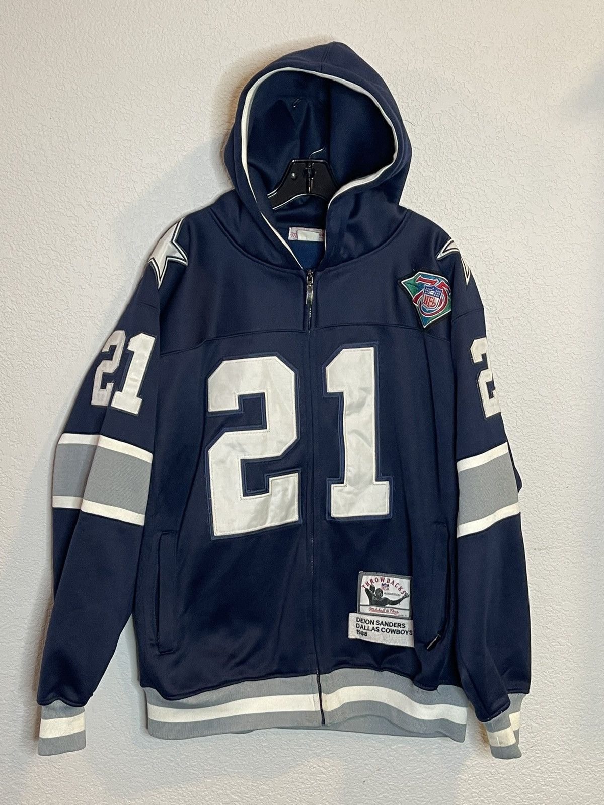 Mitchell & Ness Mitchell & Ness Throwbacks Dion Sanders 1998 Hoodie Size US XXL / EU 58 / 5 - 1 Thumbnail