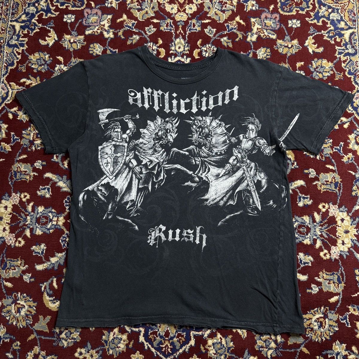 Affliction Affliction Rush Georges St Pierre Signature Series Y2k MMA Size US L / EU 52-54 / 3 - 3 Thumbnail