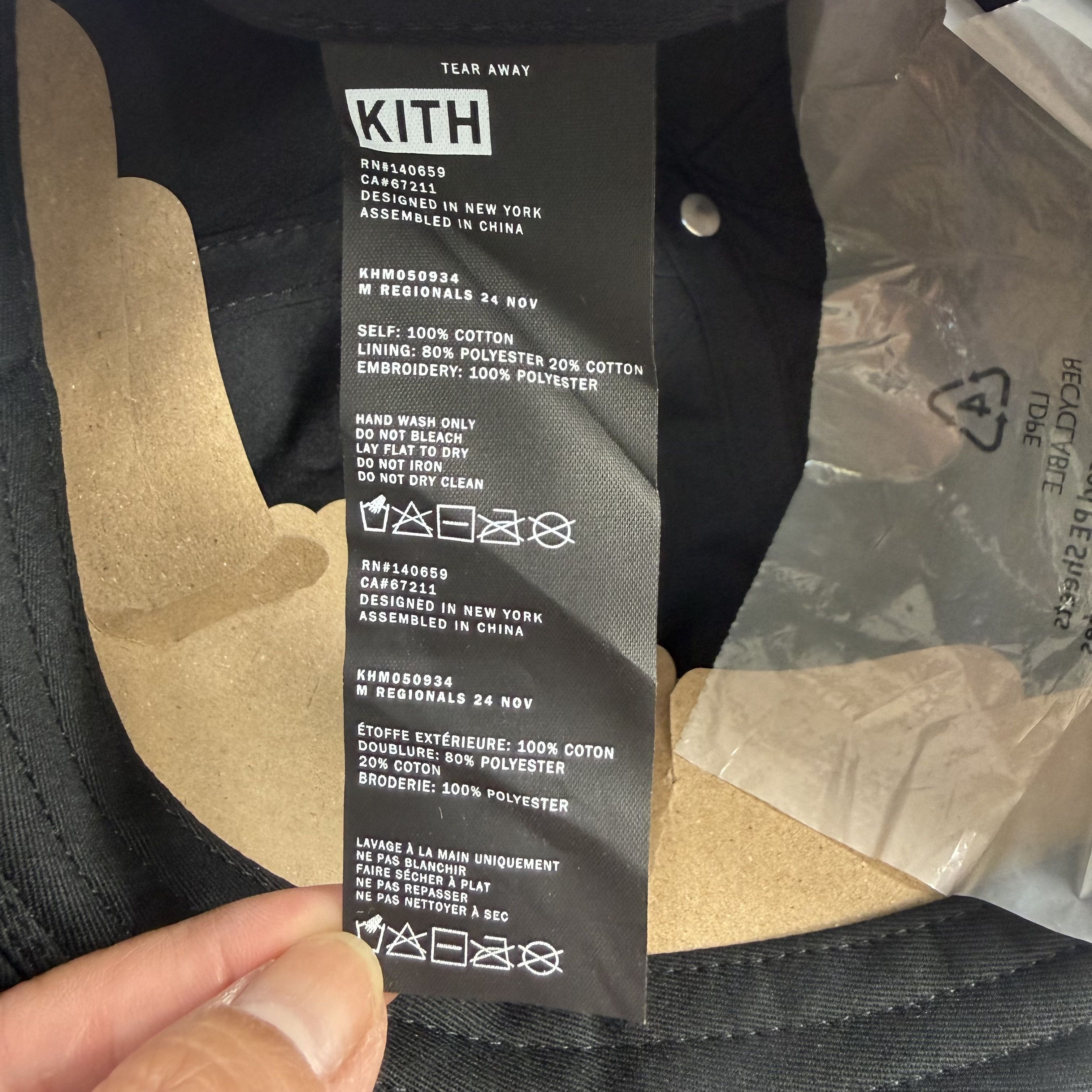 Kith Kith Miami Regionals 24 Nov Cotton Adjustable Strapback Size ONE SIZE - 7 Thumbnail