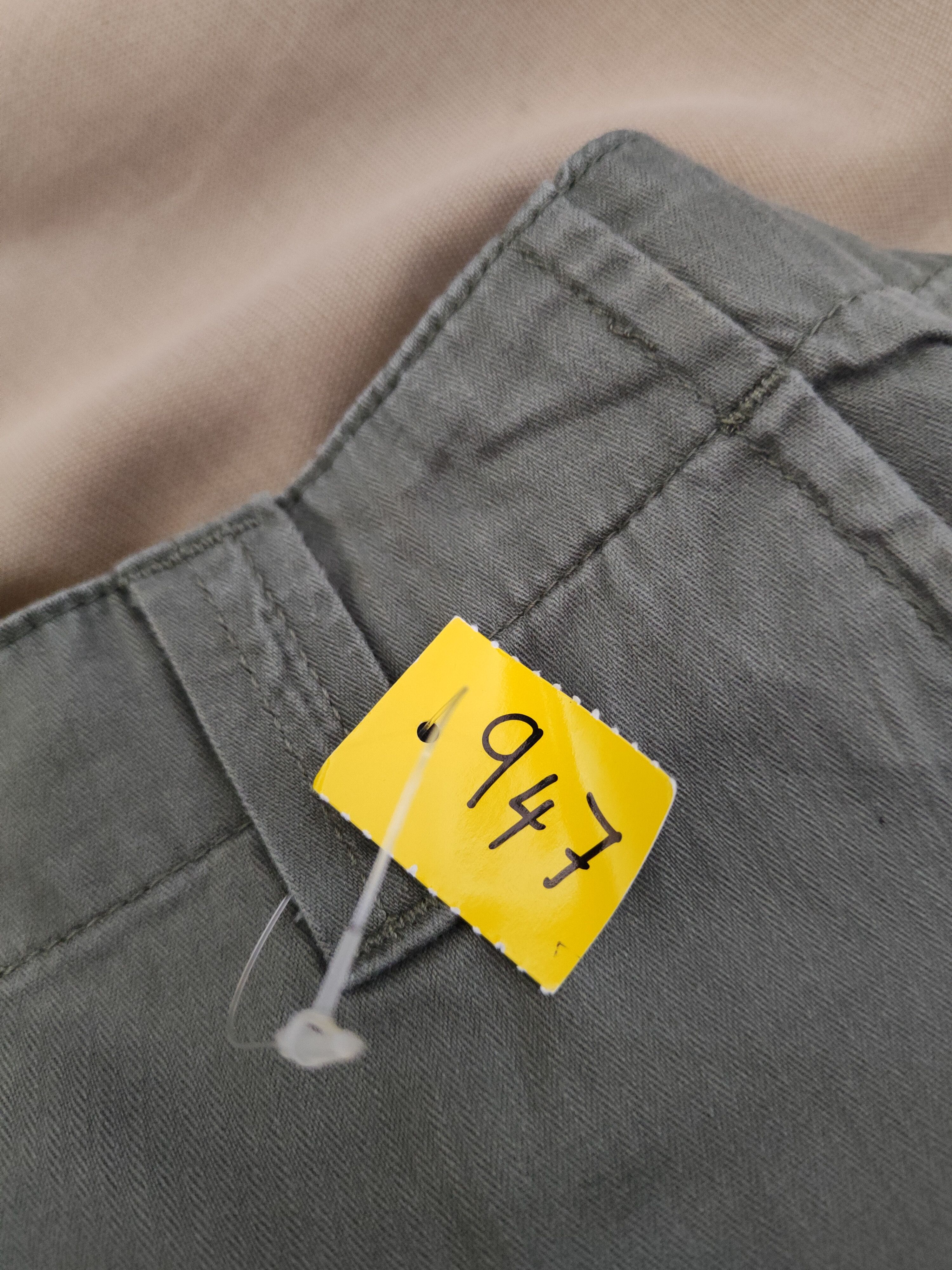 Japanese Brand DL Lee Green Multipocket Tactical Cargo Pants #947 Size US 33 - 15 Thumbnail