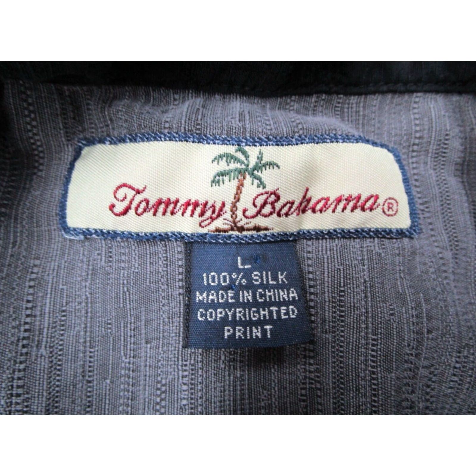 Tommy Bahama TOMMY BAHAMA Shirt Mens Large Black Button Up Silk Camp Swingers Only Golf Shirt Size US L / EU 52-54 / 3 - 3 Thumbnail