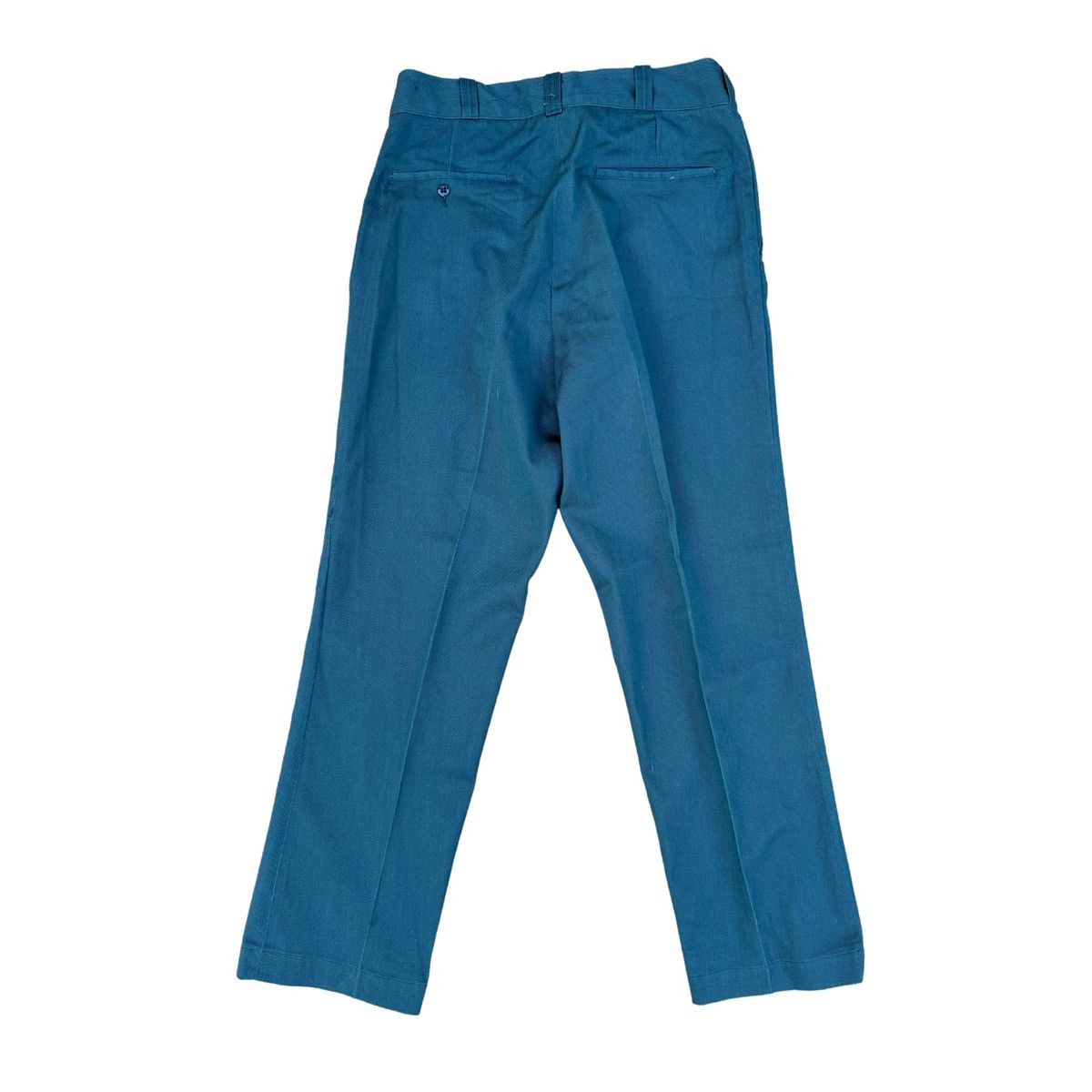 Big Mac × Sears × Vintage Big Mac Green Work Pants – Cotton Blend Talon Zipper Size US 31 - 2 Thumbnail