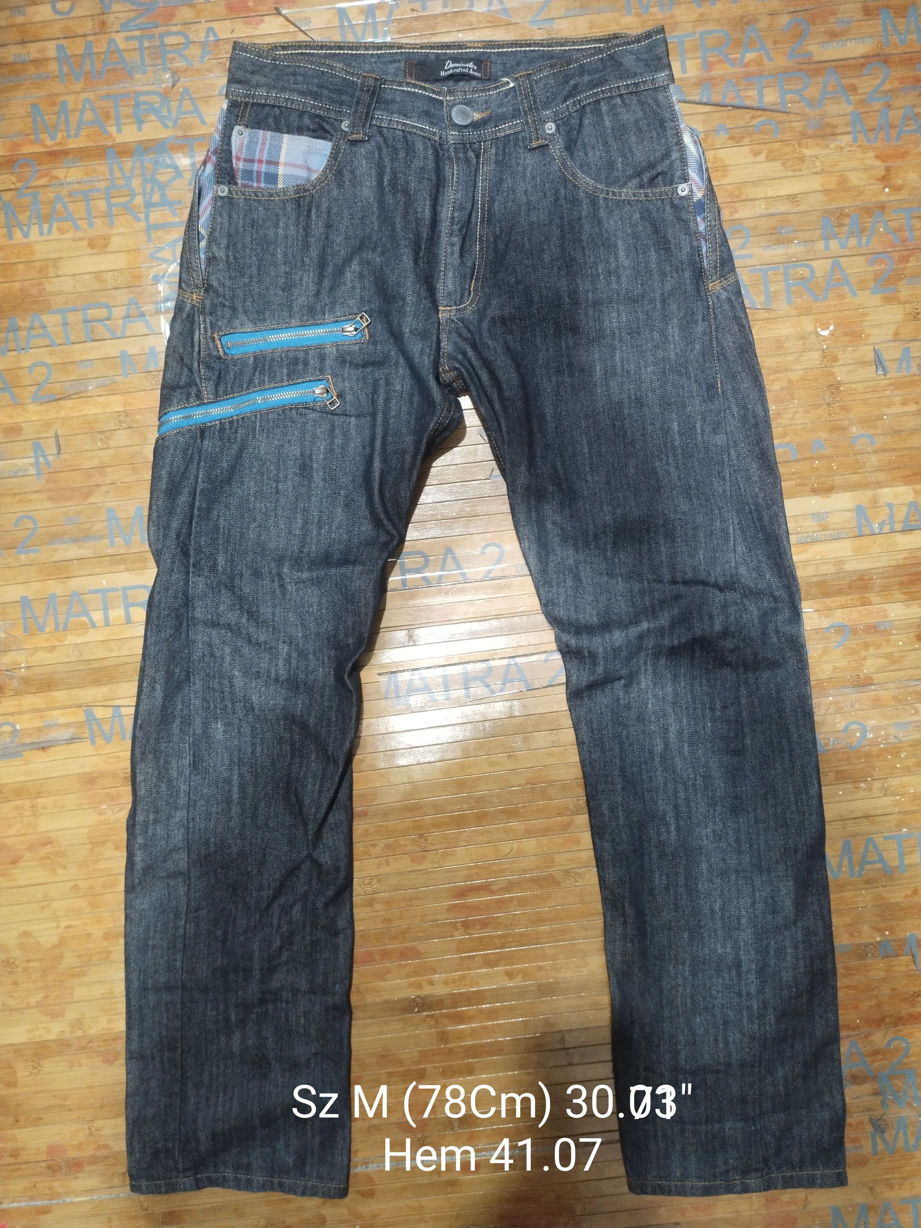 Vintage Vintage Jeans Dominate Handcrafted Sz 30" Size US 30 / EU 46 - 1 Thumbnail