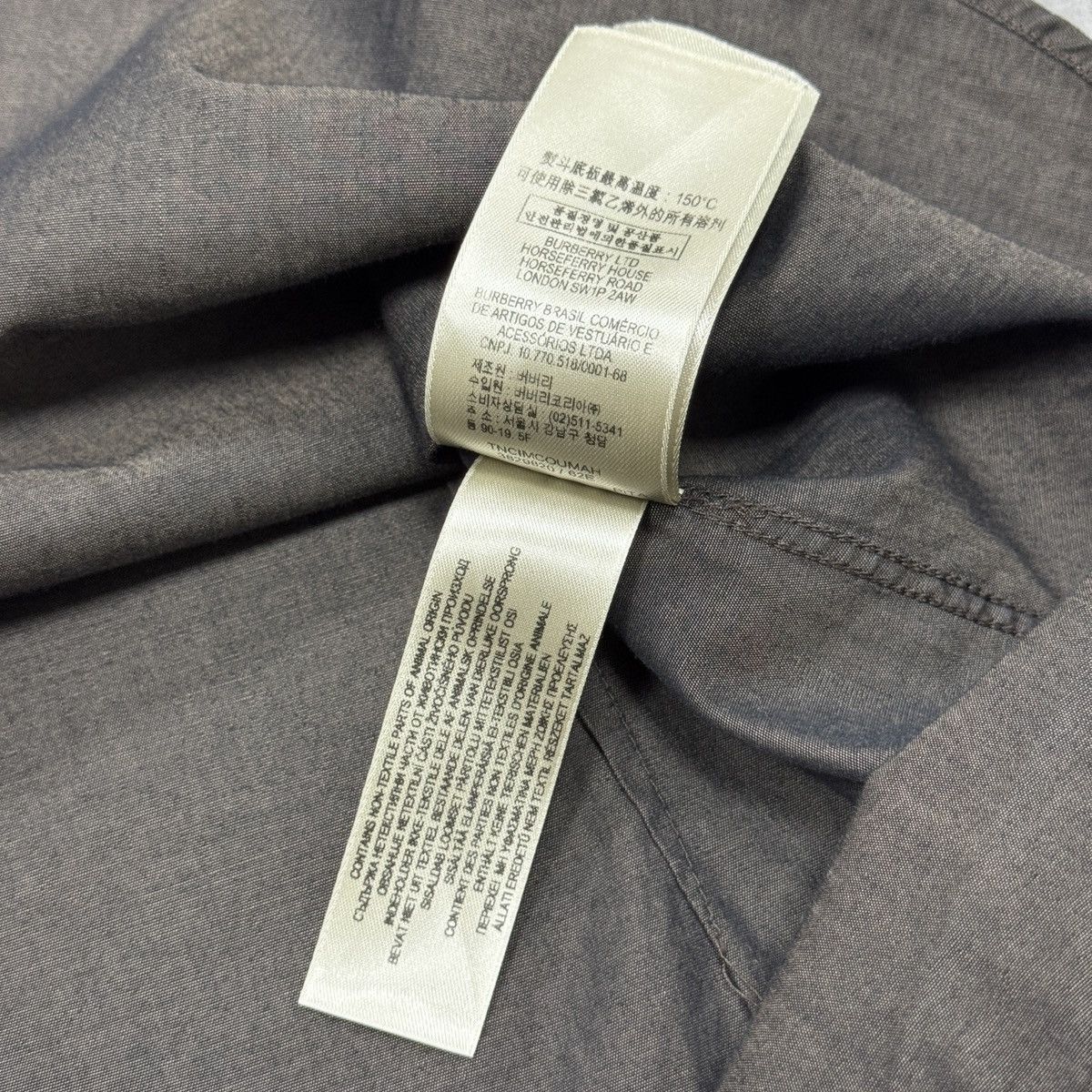 Burberry Burberry London Brown Button Shirt Long Sleeve Size 16-41 Size US M / EU 48-50 / 2 - 15 Thumbnail