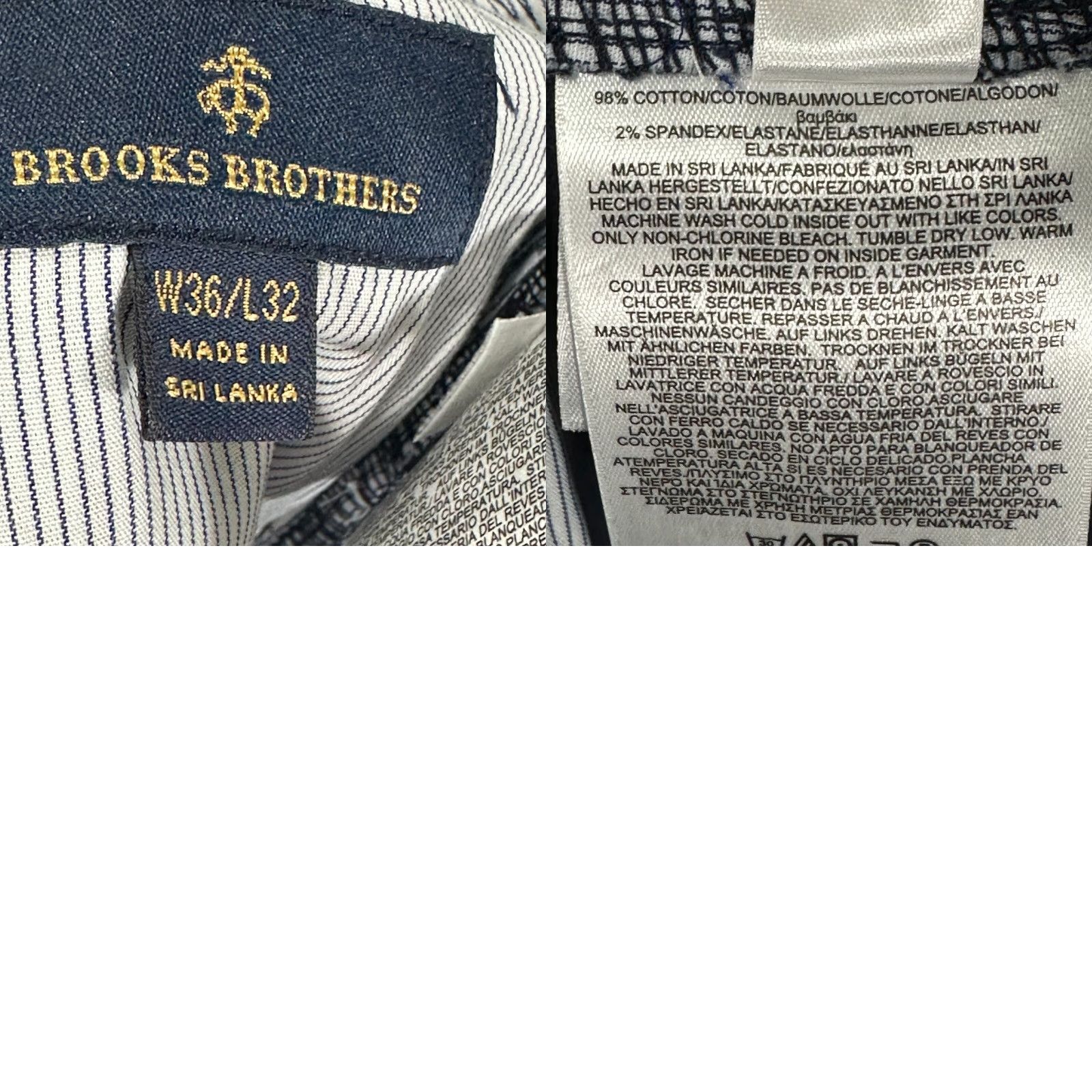 Brooks Brothers Brooks Brothers Corduroy Pants Mens 36 Blue Cotton Stretch Flat Front Pockets Size US 36 / EU 52 - 8 Thumbnail