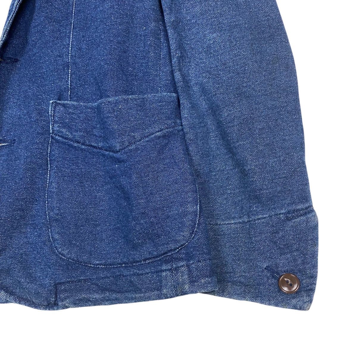 45rpm × Indigo × Japanese Brand 💥LOST DESSAU INDIGO INSPIRED KAPITAL BUTTON JACKET Size US M / EU 48-50 / 2 - 5 Thumbnail