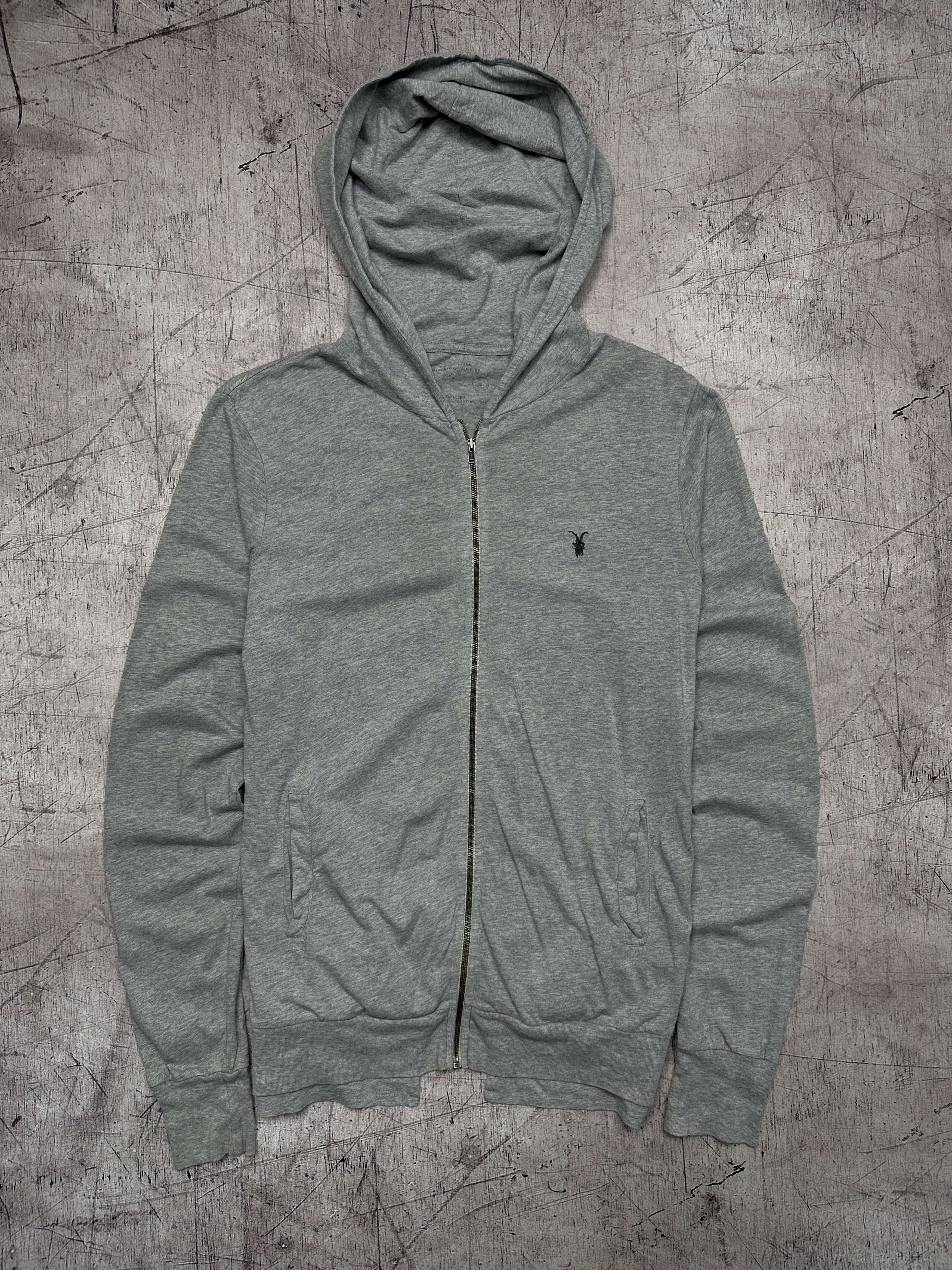 Allsaints Allsaints Mens Bone Full Zip Hoodie Size US S / EU 44-46 / 1 - 1 Thumbnail