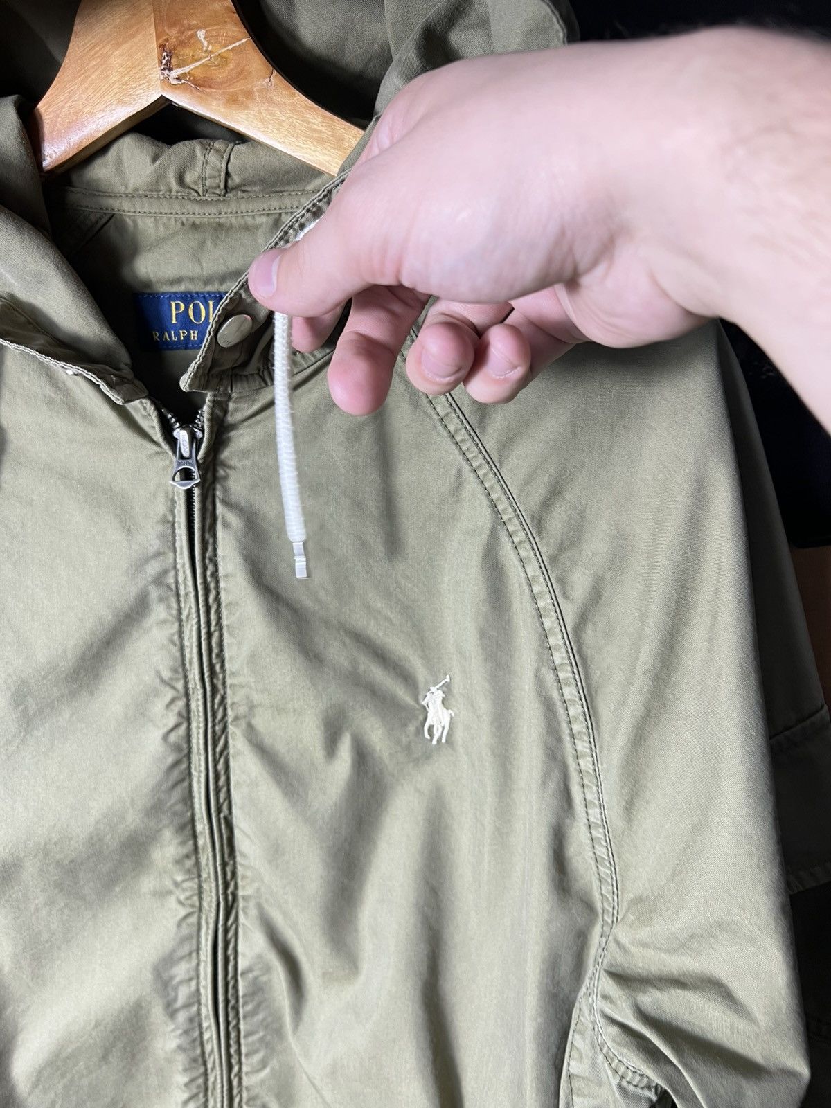 Polo Ralph Lauren 🧥 Polo Ralph Lauren Lightweight Hooded Jacket Olive Green Size US S / EU 44-46 / 1 - 11 Thumbnail