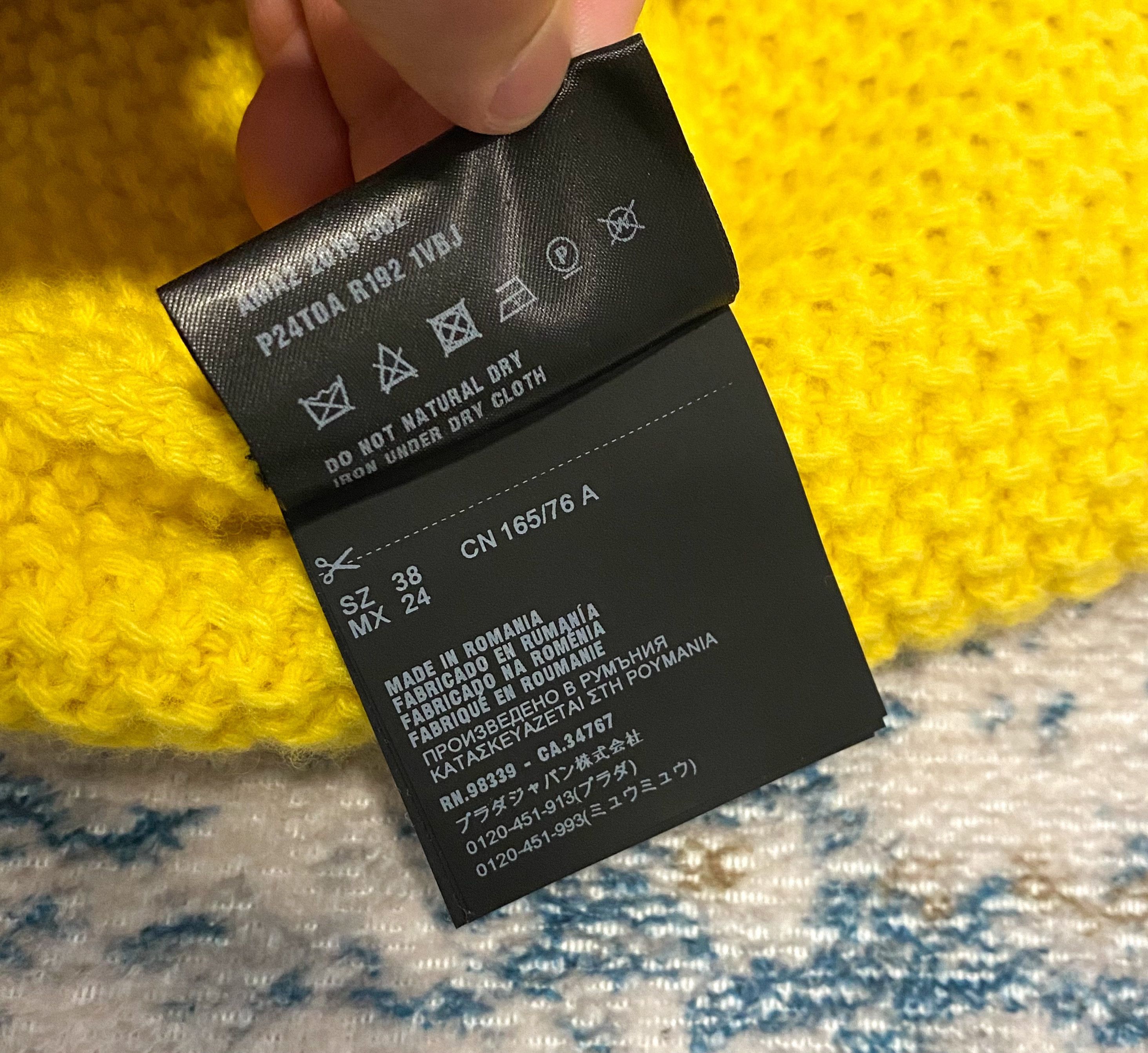 Prada Prada 70% Virgin Wool 30% Cashmere Crew Neck Knit Sweater Size XS / US 0-2 / IT 36-38 - 10 Thumbnail
