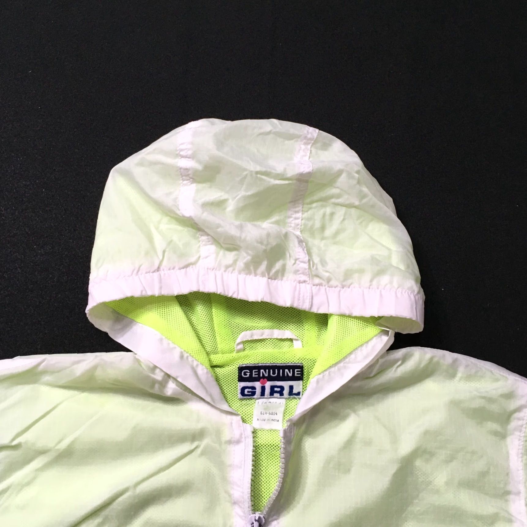 Rains green Sherbet Hooded Rain Jacket Women's L Full Zip Coat Nylon Softshell Size L / US 10 / IT 46 - 7 Thumbnail