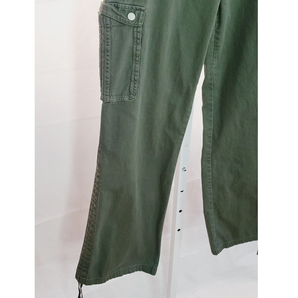 Adidas Adidas Green Cargo Pants Utility Pocket Style Size M Size 27" / US 4 / IT 40 - 5 Thumbnail