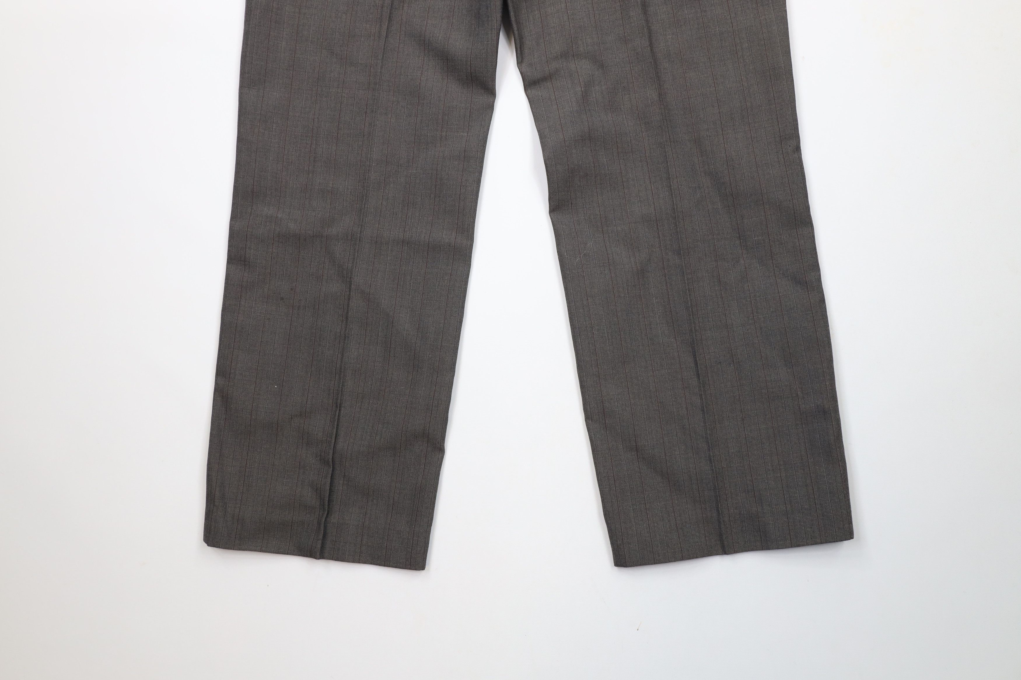 Vintage Vintage 90s Streetwear Striped Wide Leg Chino Pants Trousers Size US 36 / EU 52 - 12 Thumbnail