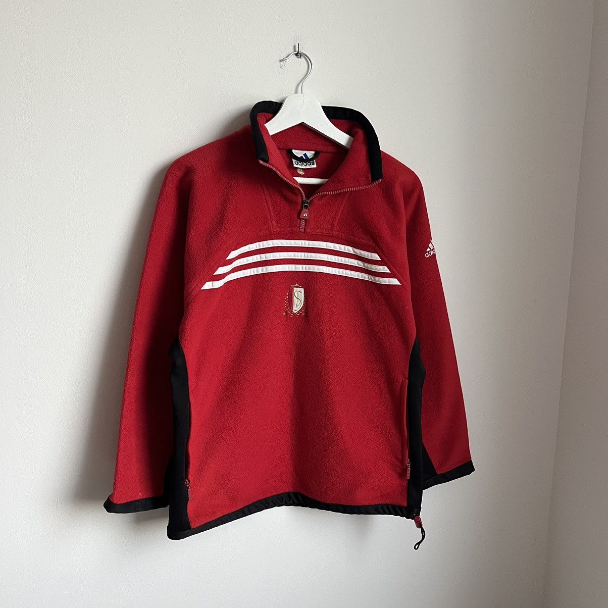 Adidas Vintage Adidas FC Standard 90s Fleece Jacket Size US S / EU 44-46 / 1 - 1 Thumbnail