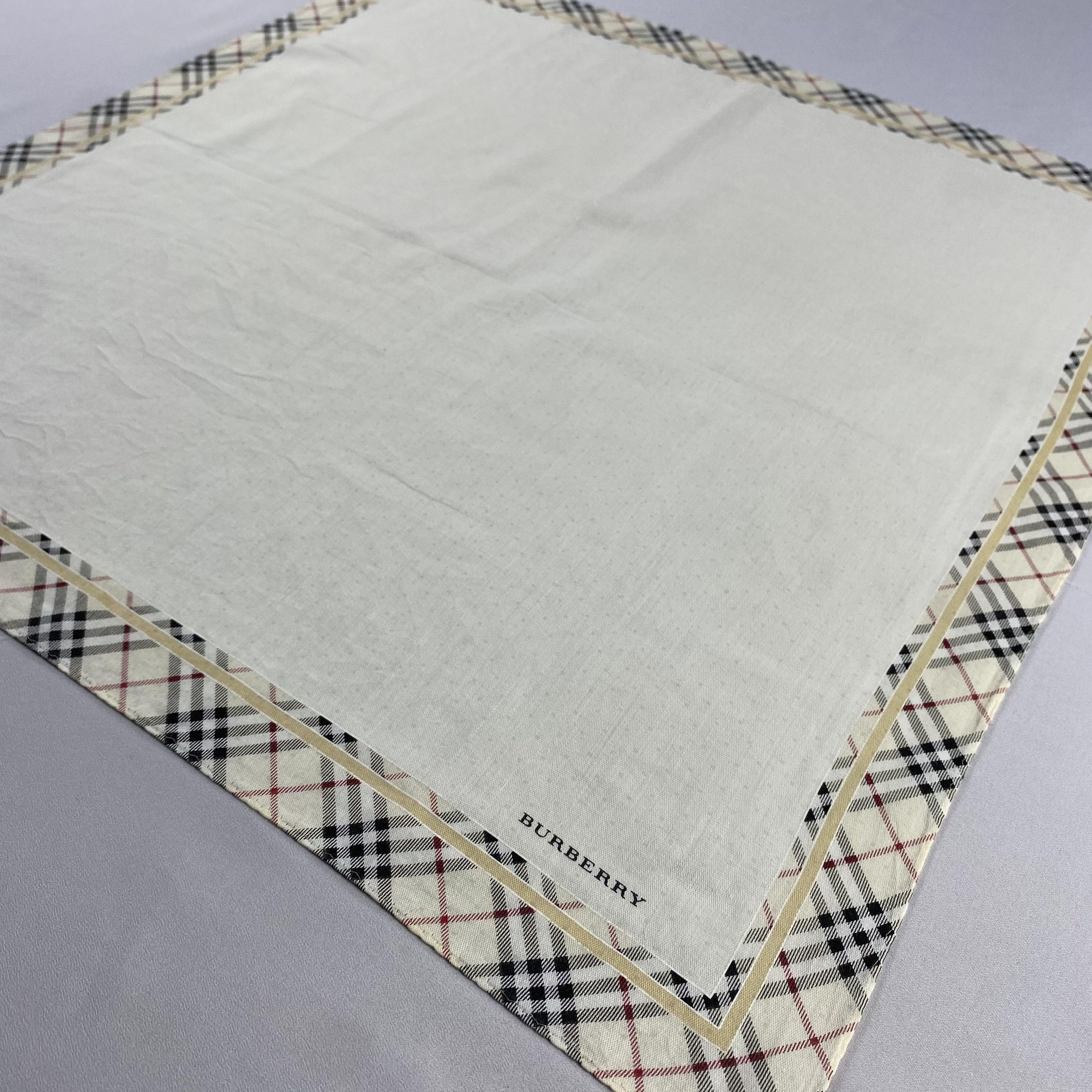 Burberry × Vintage Burberry Handkerchief / Neckerchief / Bandana-P1661 Size ONE SIZE - 2 Thumbnail