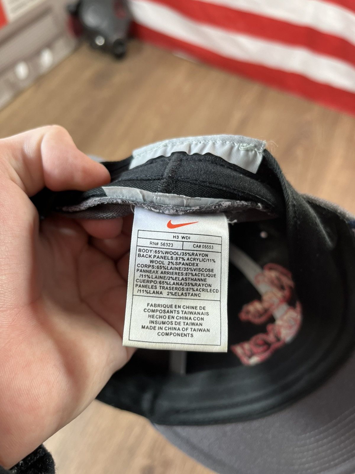 Vintage Vintage Nike New Jersey Hat Size M Size ONE SIZE - 13 Thumbnail