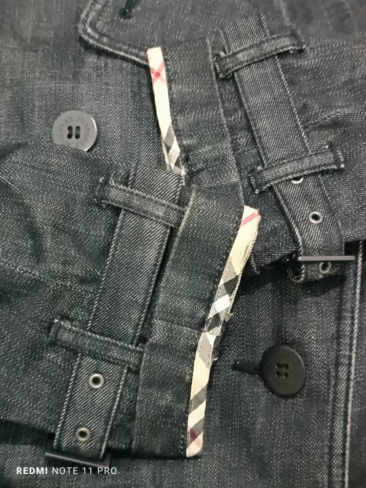 Burberry × Designer RARE BURBERRY DENIM JACKET Size US XXS / EU 40 - 8 Thumbnail