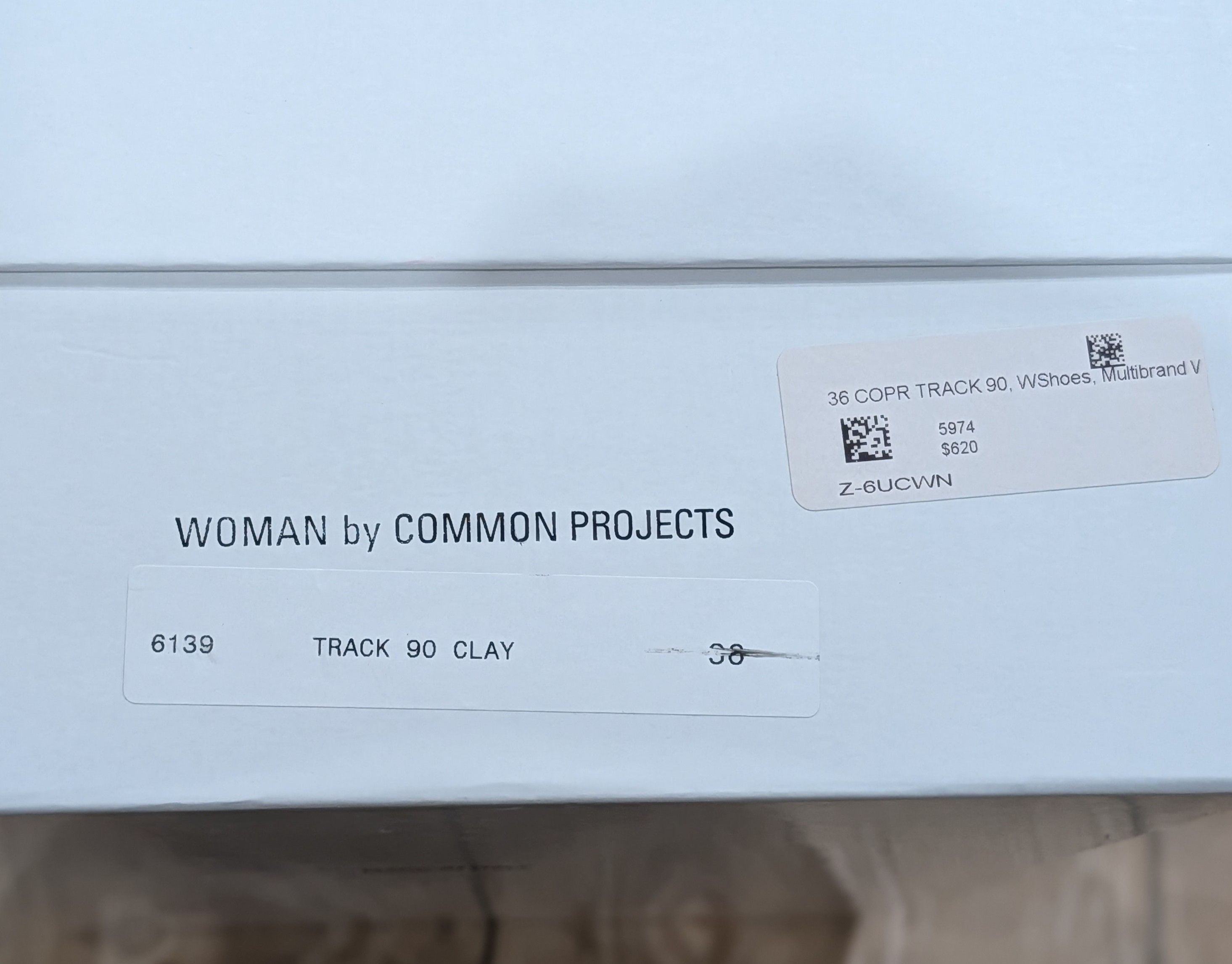 Common Projects Common Projects "Track 90" Leather Sneakers Clay 36 US 6 Size US 6 / IT 36 - 9 Thumbnail