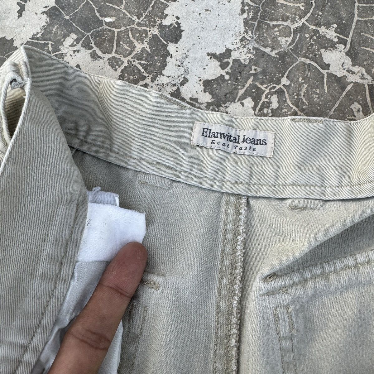 Japanese Brand Baggy💥Elanvital Jeans Cargo Pant Streetwear Style Size US 31 - 9 Thumbnail