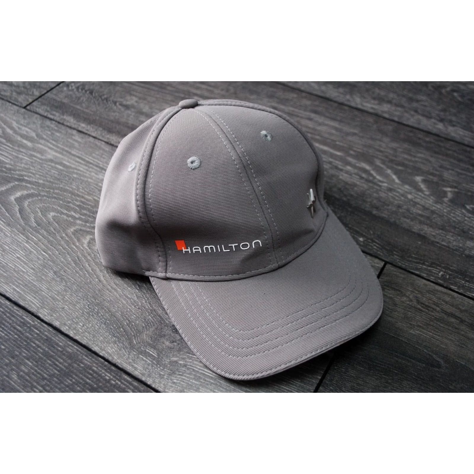 Hamilton Hamilton Watch Company Hat Baseball Cap Adjustable One Size Gray Mens Shirt? Size ONE SIZE - 3 Thumbnail