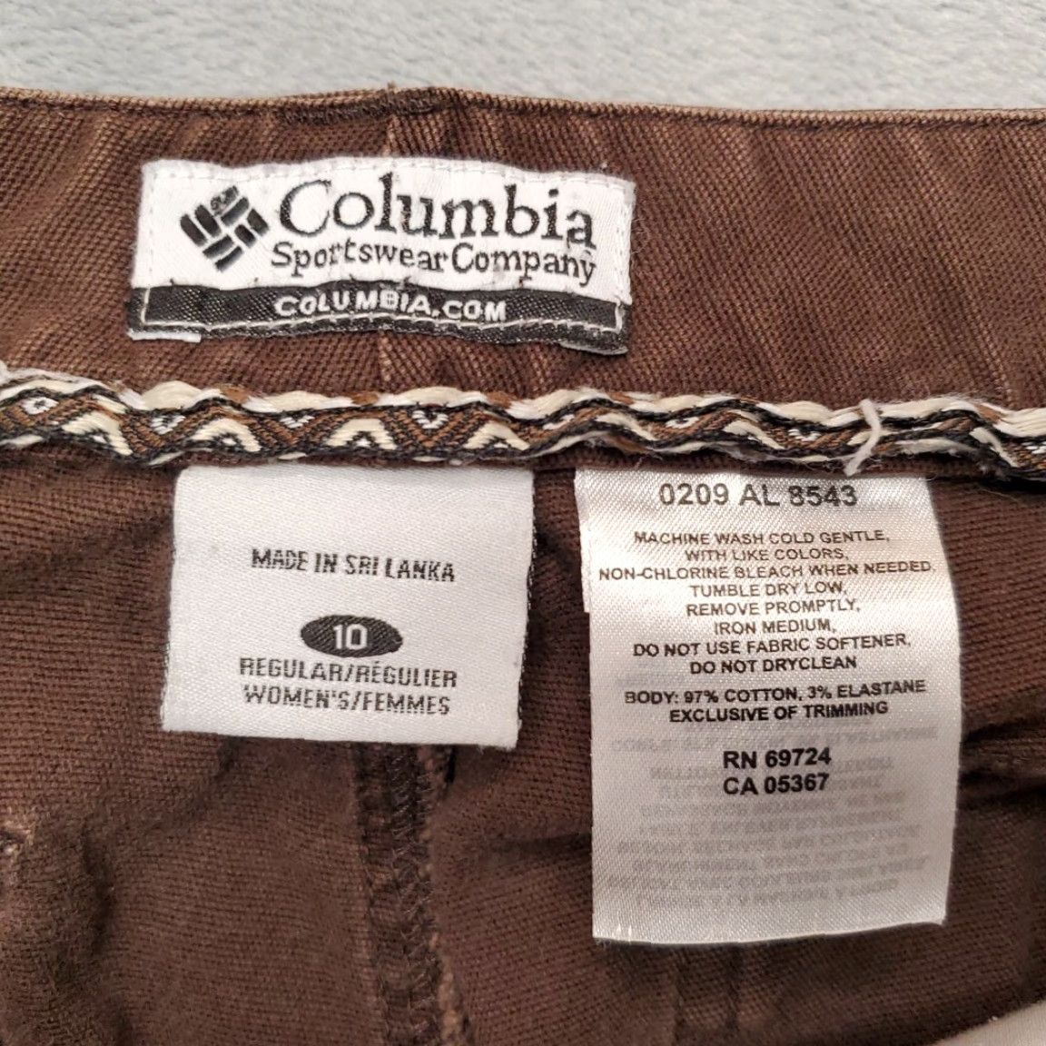 Vintage VINTAGE Columbia Pants Womens 10 Brown Canvas Cargo Utility Pocket Outdoors Gorp Classic Size 32" / US 10 / IT 46 - 4 Thumbnail