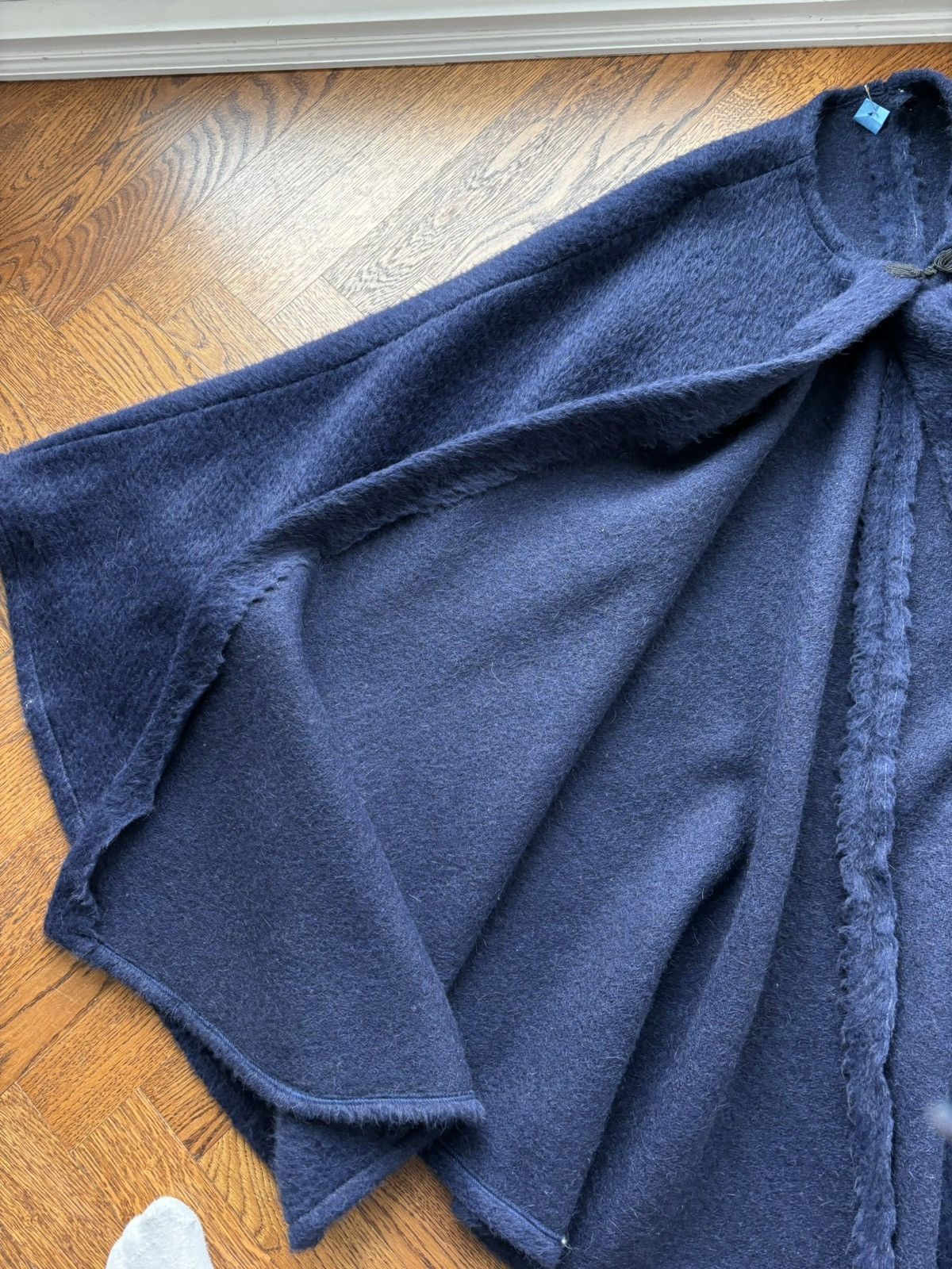 Vintage True Vintage Wool Cape Mohair Shawl British Police 1960s Size L / US 10 / IT 46 - 5 Thumbnail