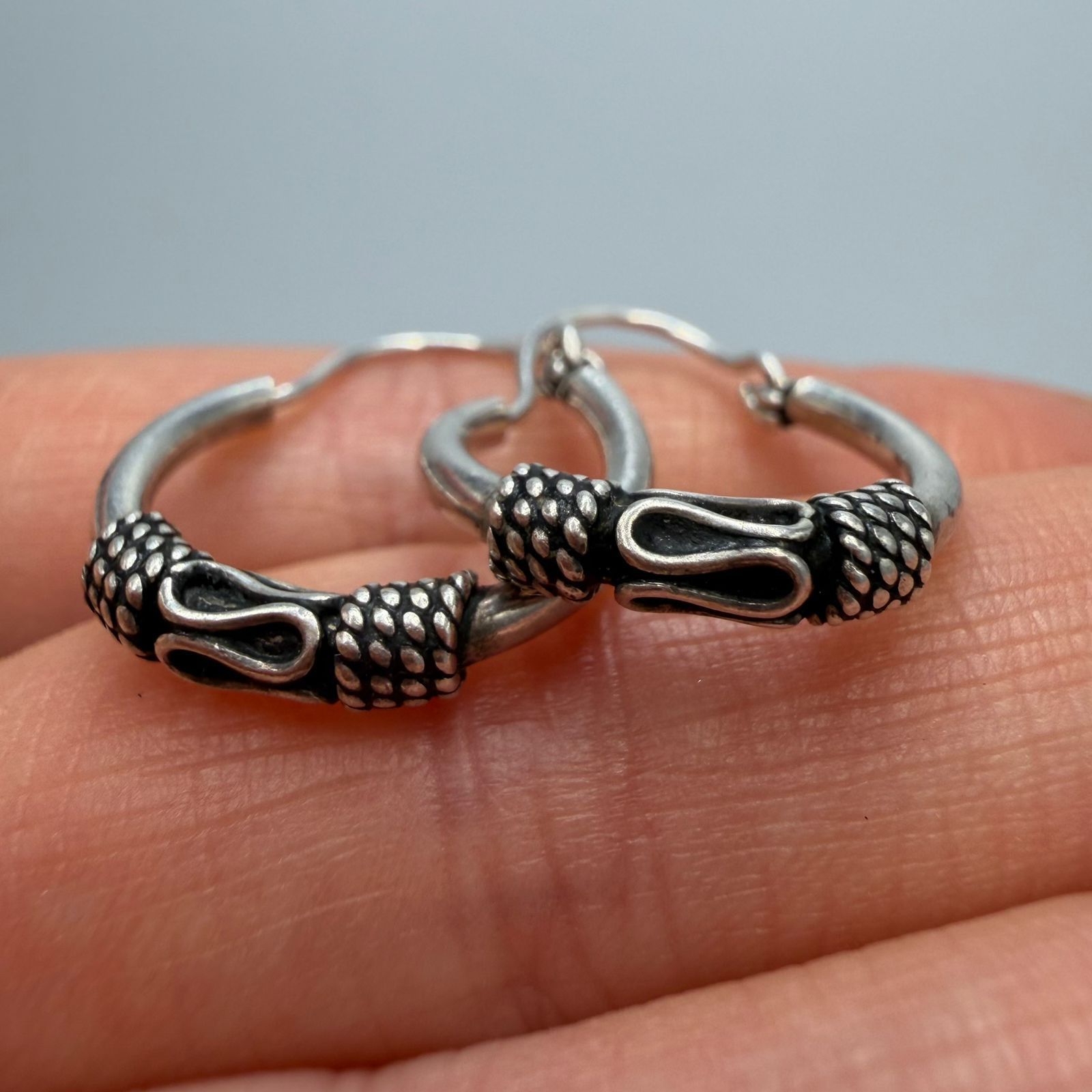 Vintage Vintage 925 Sterling Silver Earrings Boho Dangle 2.71g Size ONE SIZE - 2 Thumbnail