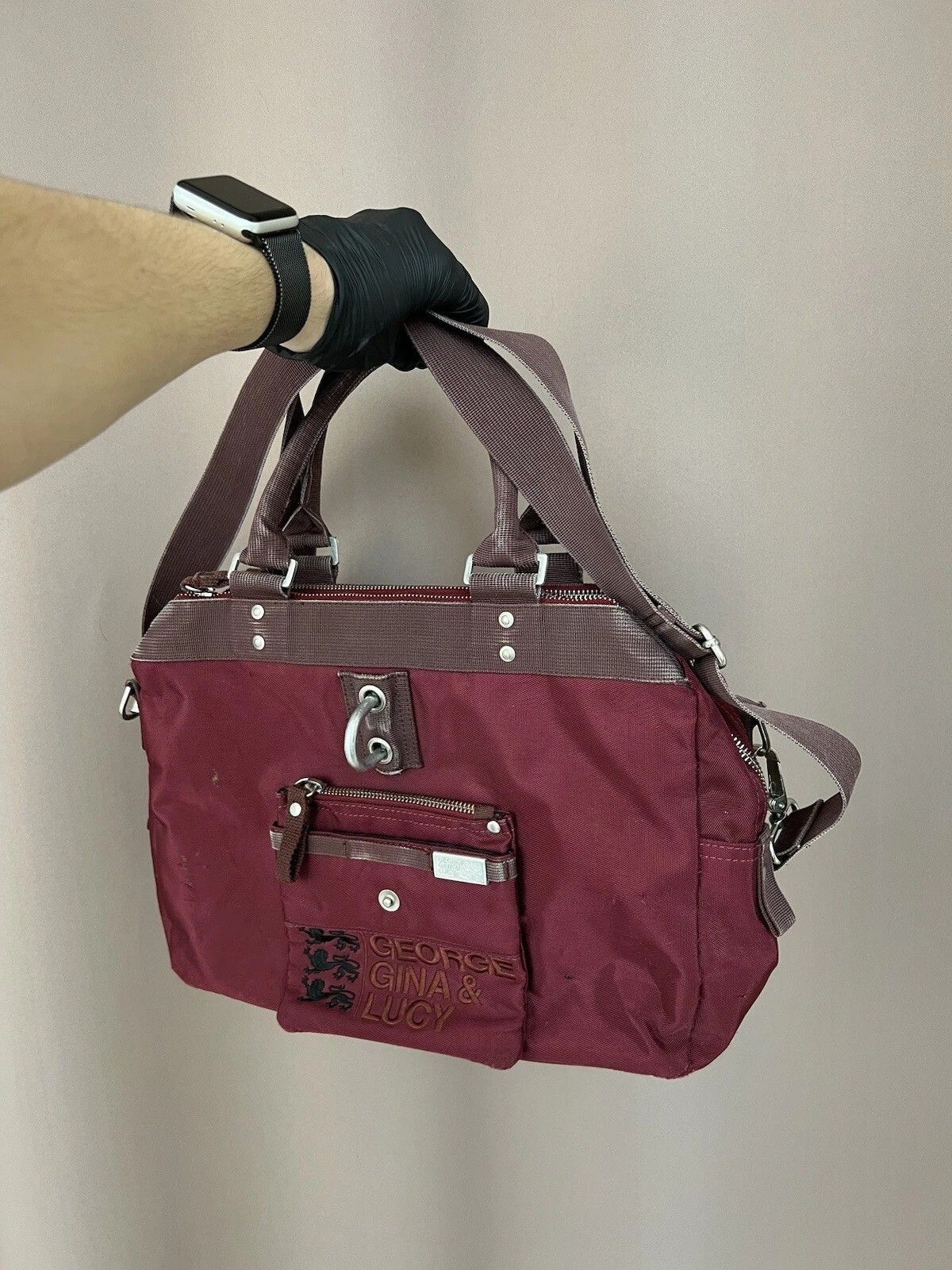 George Gina & Lucy George Gina & Lucy "Miss Perfect" Large Burgundy Bag GGL Size ONE SIZE - 2 Thumbnail