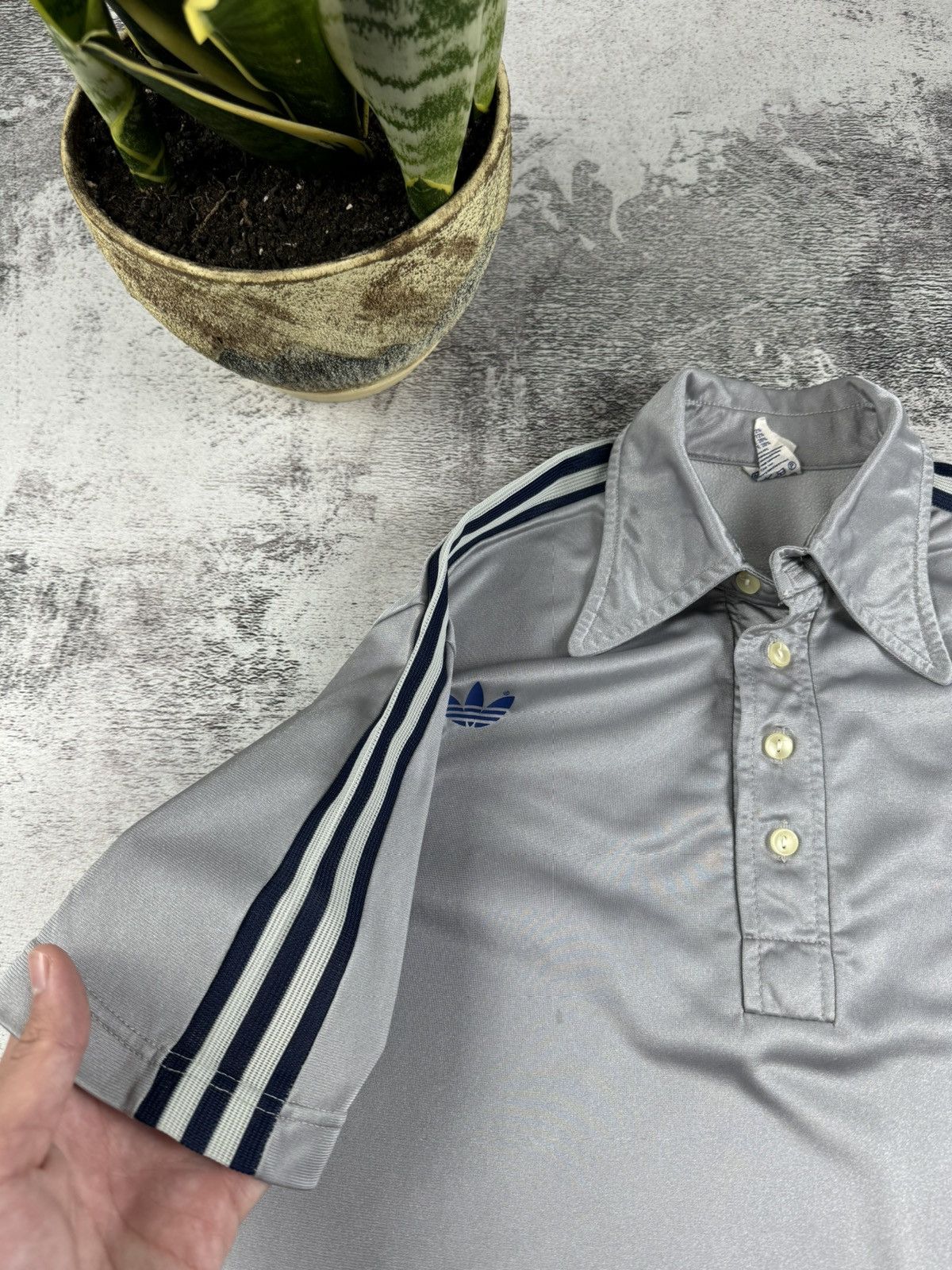 Adidas Adidas Ventex Made in France 70S - 80S Jersey T Shirt Tee Size US S / EU 44-46 / 1 - 10 Thumbnail