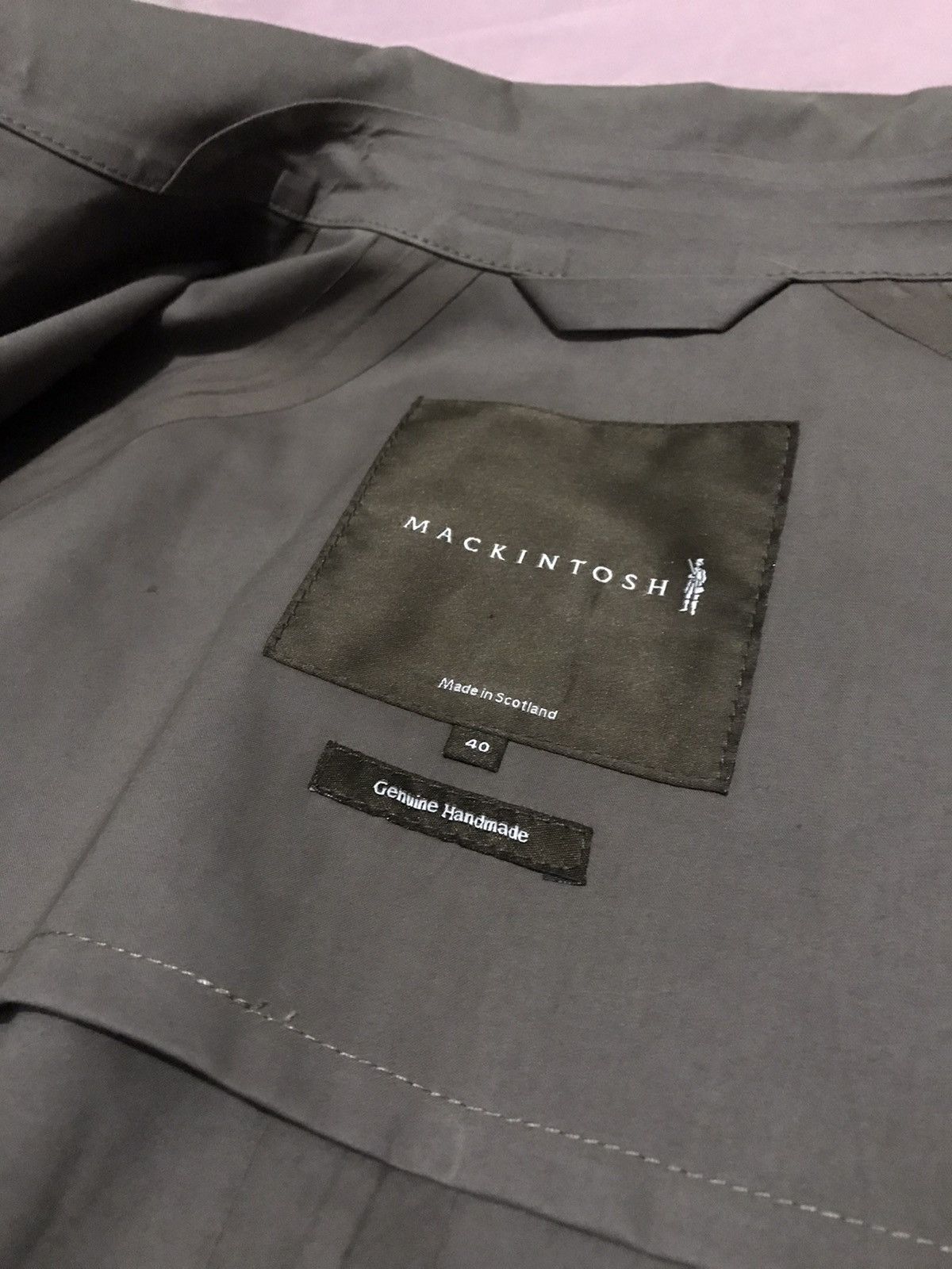 Mackintosh MACKINTOSH RAINCOAT made in SCOTLAND of pure combed cotton Size US S / EU 44-46 / 1 - 11 Thumbnail