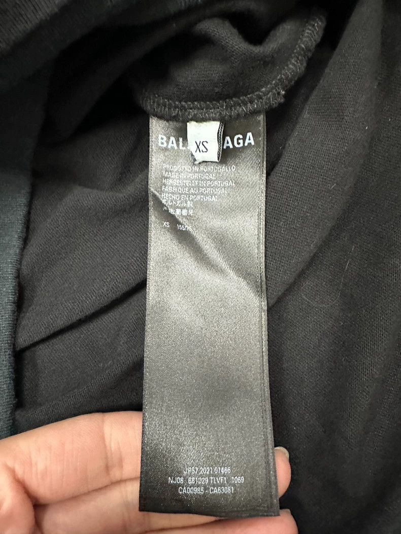 Balenciaga Balenciaga Art painting print black hooded sweatshirt, fau Size US M / EU 48-50 / 2 - 5 Thumbnail