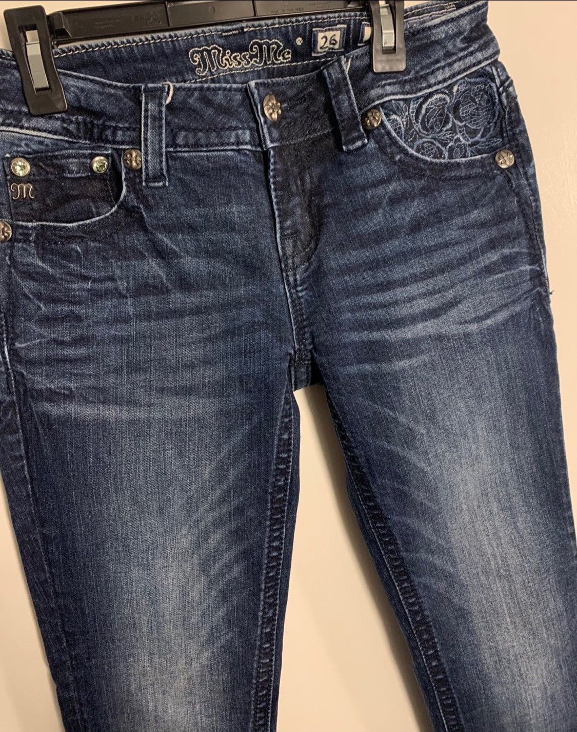 Miss Me Miss Me Signature Cuffed Skinny Jeans Size 26" / US 2 / IT 38 - 3 Thumbnail