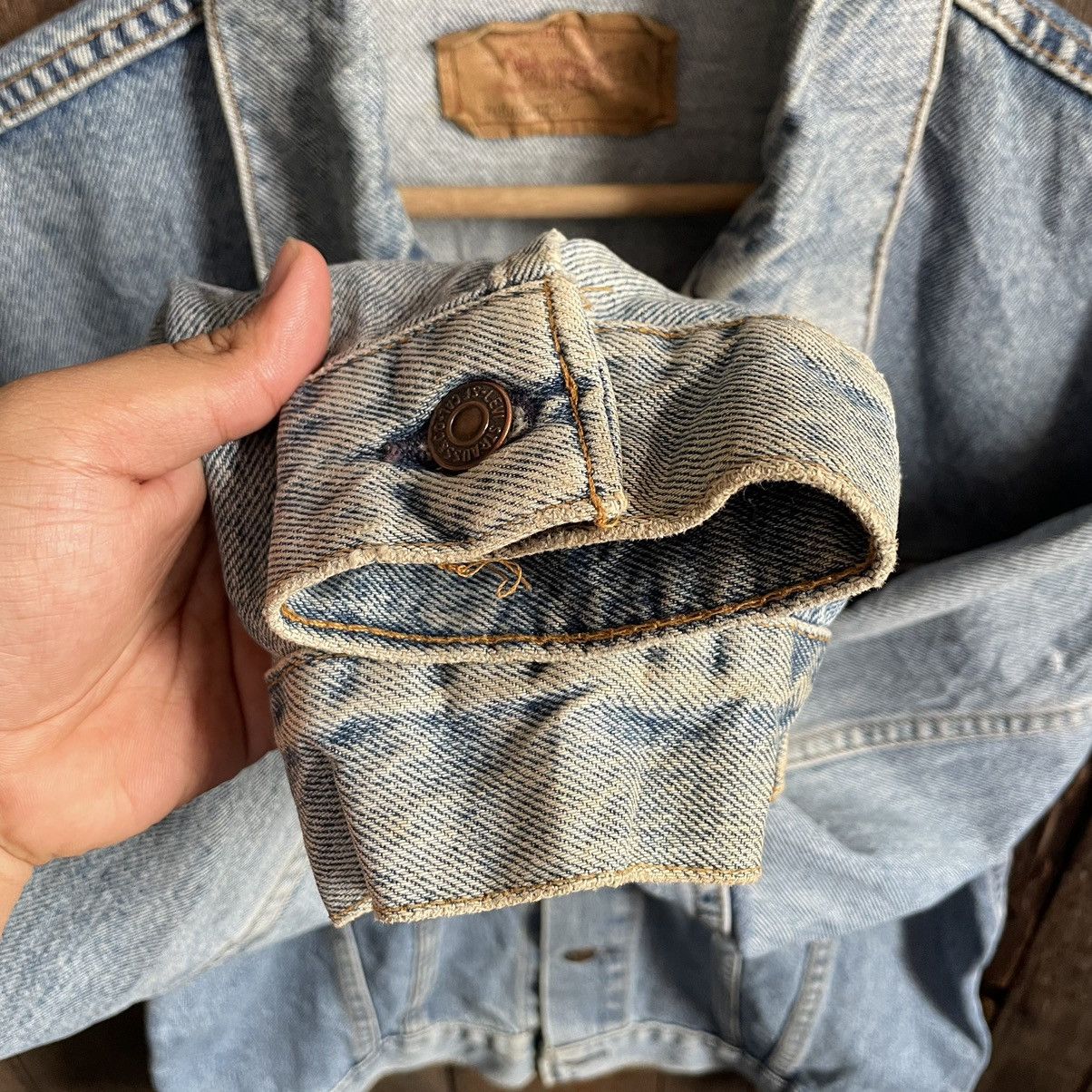 Levi's × Vintage Vintage 90’s Levis Denim Trucker Jacket Size US S / EU 44-46 / 1 - 8 Thumbnail