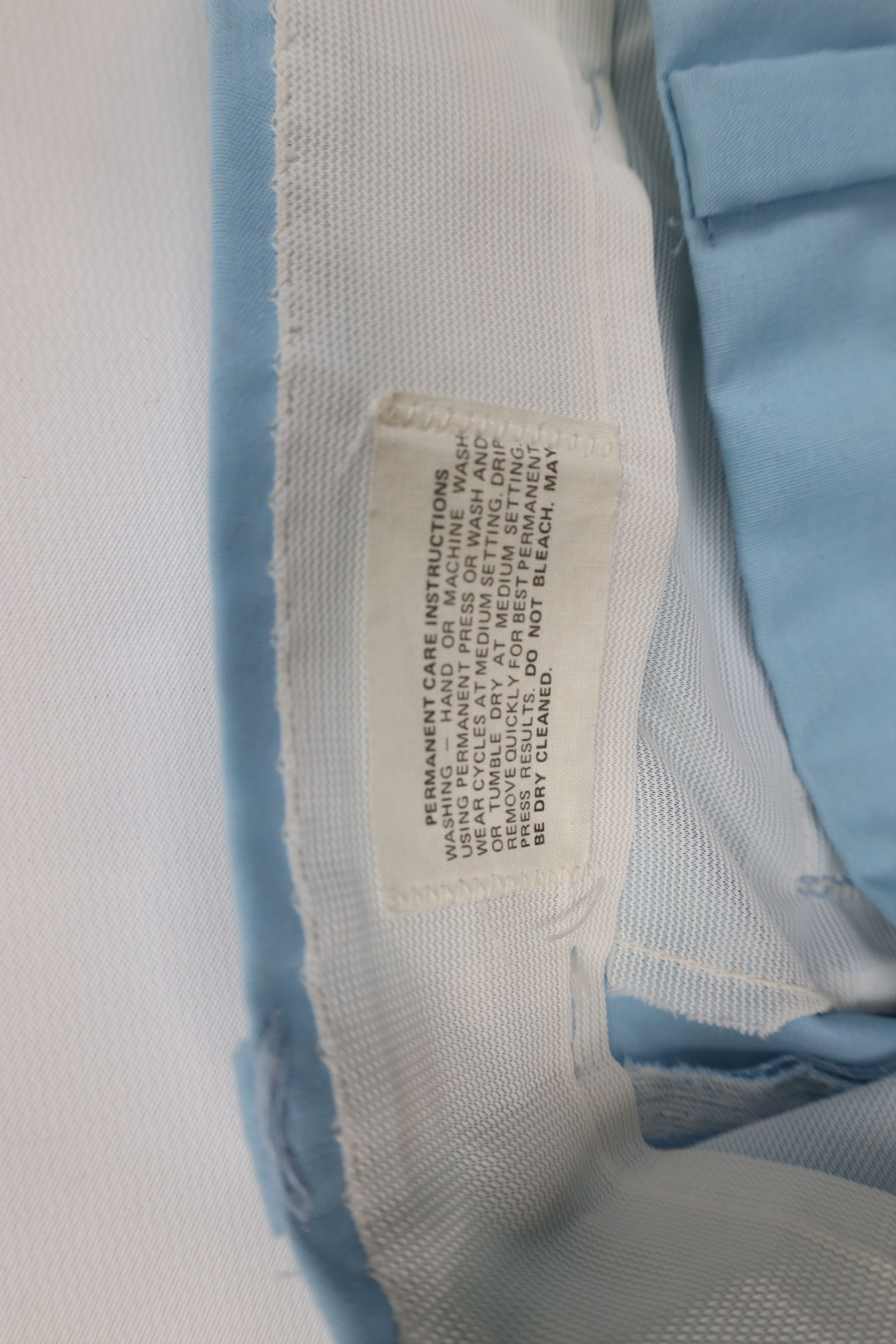 Vintage Vintage 70s Streetwear Wide Leg Chino Pants Carolina Blue US Size US 30 / EU 46 - 7 Thumbnail