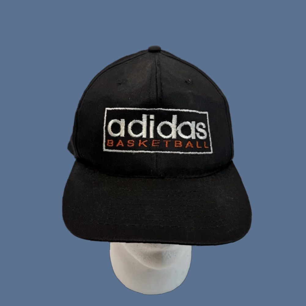 Adidas VINTAGE Adidas Basketball SnapBack Hat Adjustable Embroidered 90s Size ONE SIZE - 1 Thumbnail