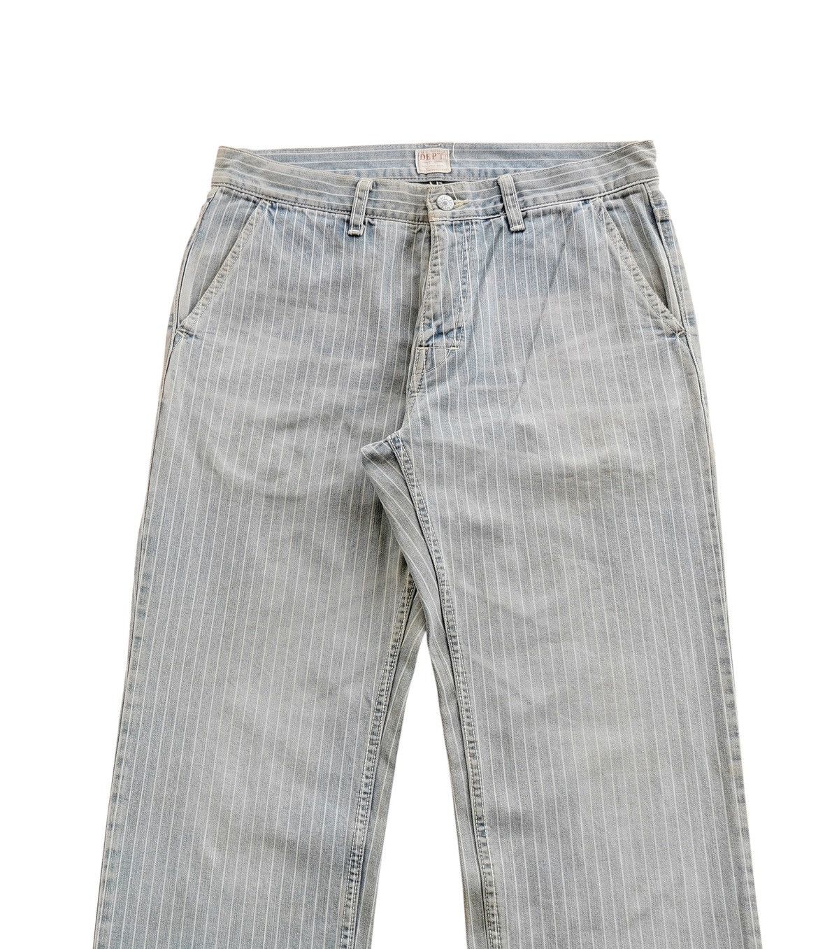 Japanese Brand Japanese Brand Dept Stripe Jeans Size US 32 / EU 48 - 2 Thumbnail