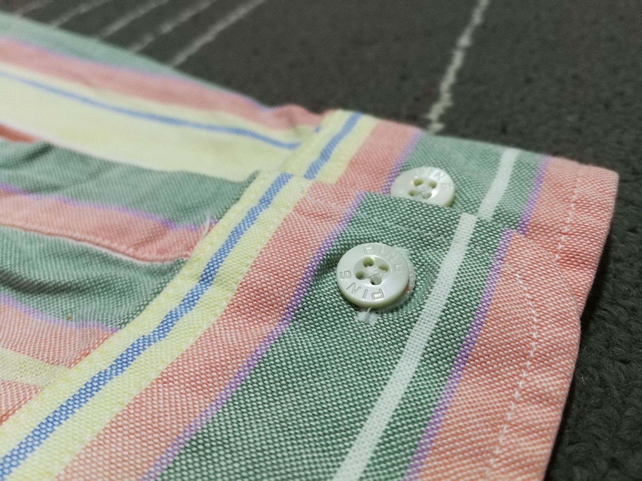 Japanese Brand × PING × Vintage RARE Vintage PING golf OXFORD cotton button up M 2072 Size US M / EU 48-50 / 2 - 6 Thumbnail