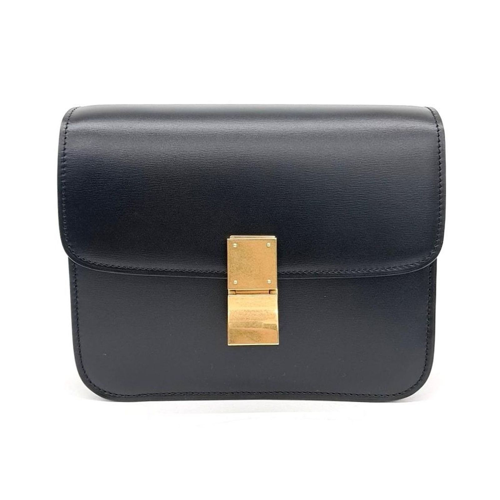 Celine Teen Classic Box Bag (3005190) in Black, Women's