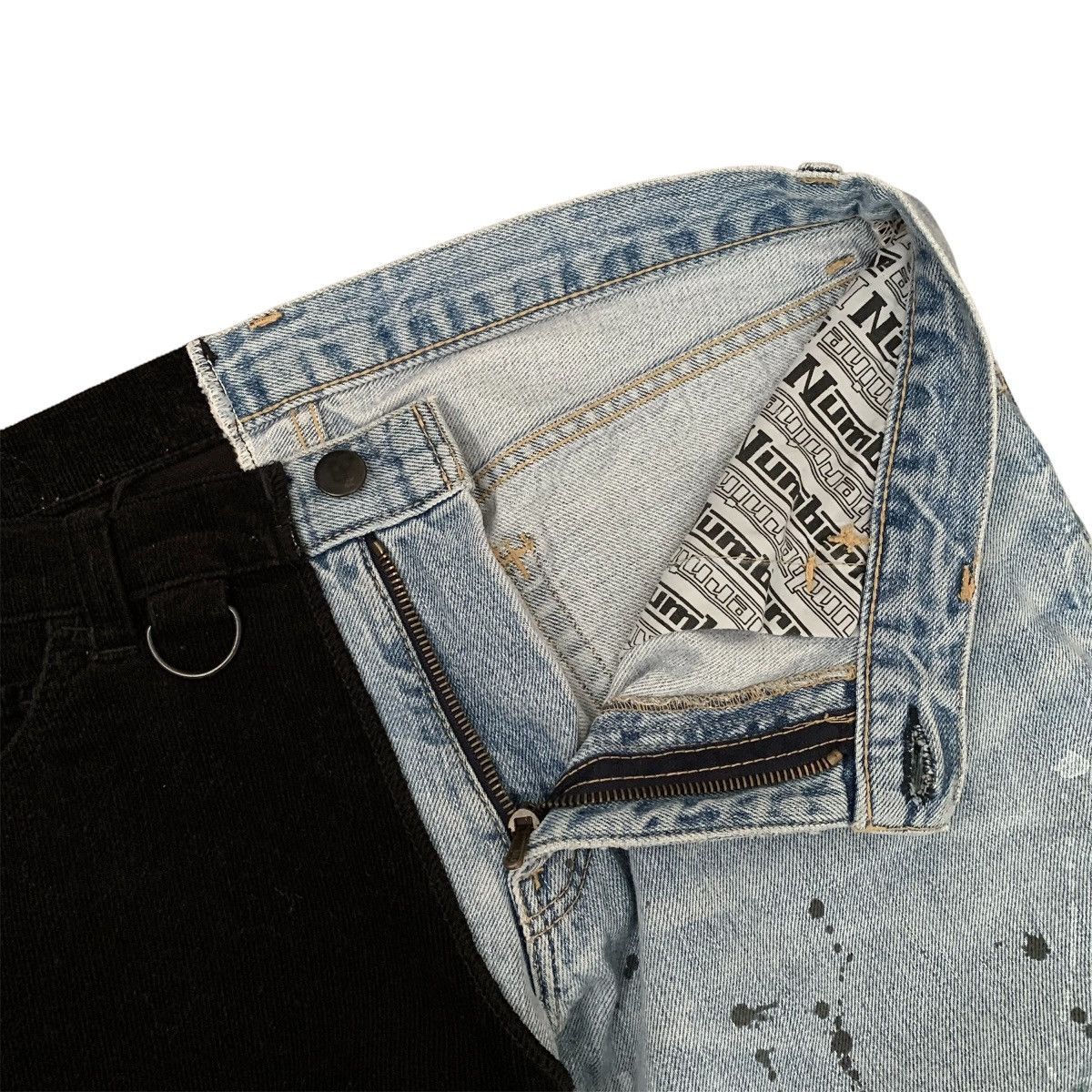 Number (N)ine SS06 Split splatter pants Size US 31 - 4 Thumbnail