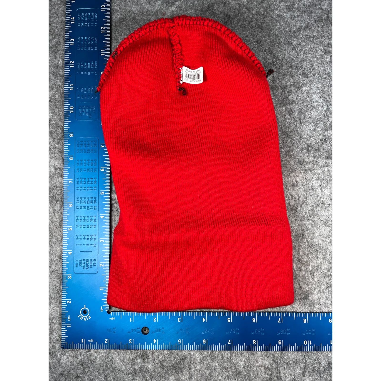 Vintage Melt Beanie Toque Unbranded Beanie One Size Red Embroidered Knit 100% Acrylic Adult Hat Mens Womens Unisex Skate Sakter Size ONE SIZE - 6 Thumbnail