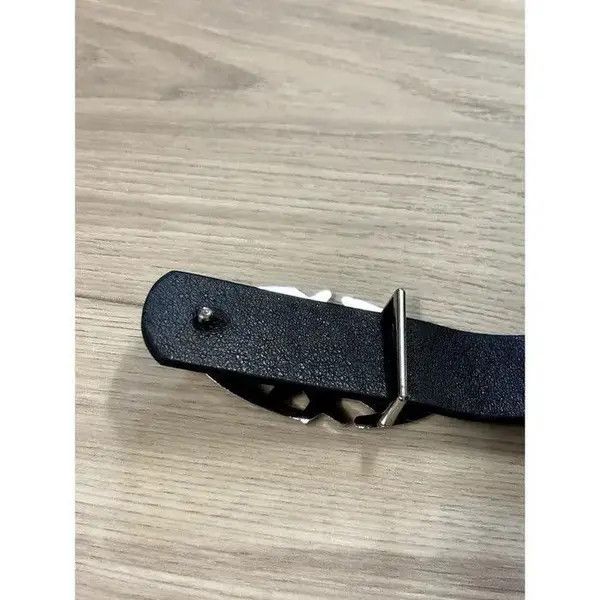 Japanese Brand Black Triple Star Belt Size 30 - 7 Thumbnail