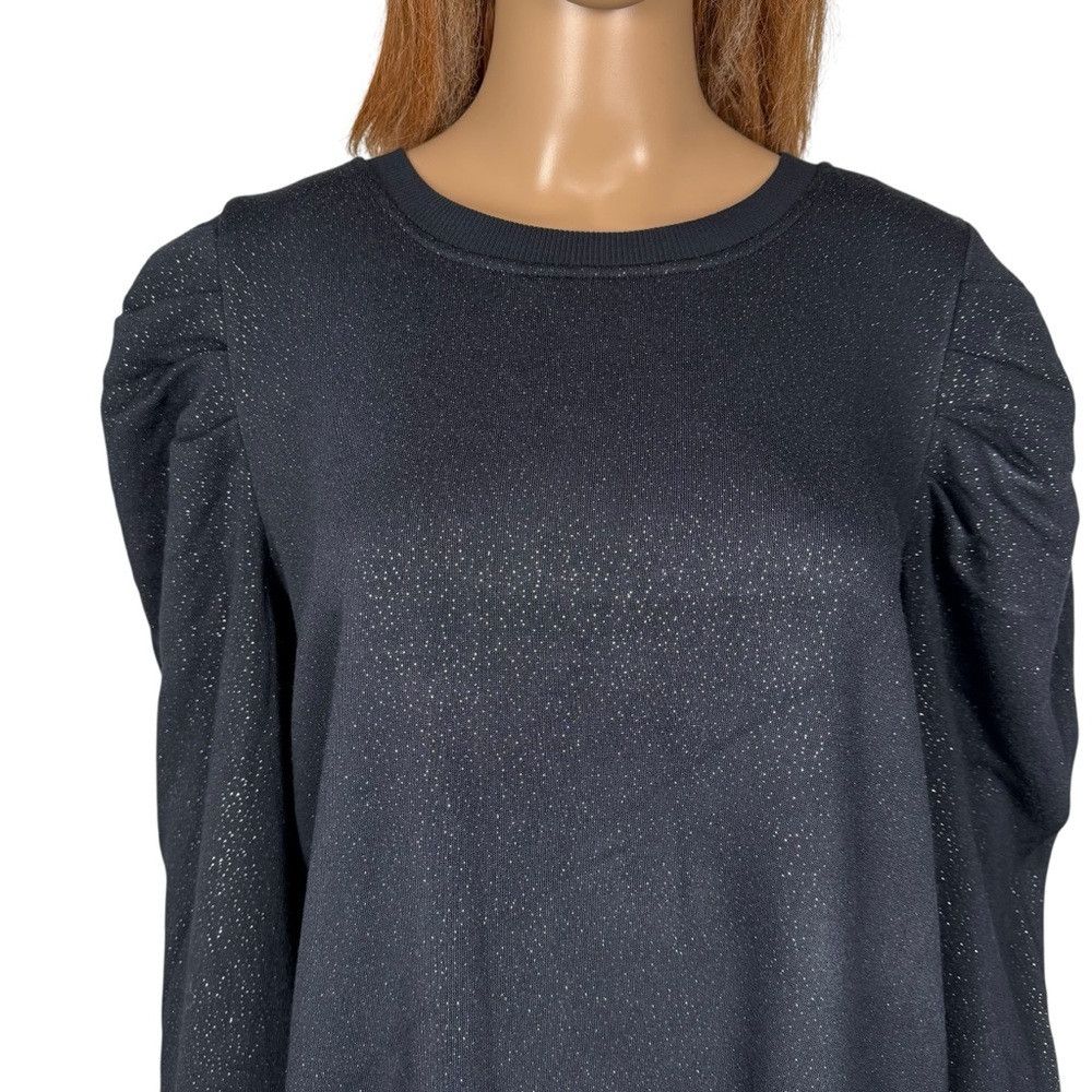 Other NWT New Jane and Delancey Puff Sleeves Black With Sparkles Size XL / US 12-14 / IT 48-50 - 3 Thumbnail