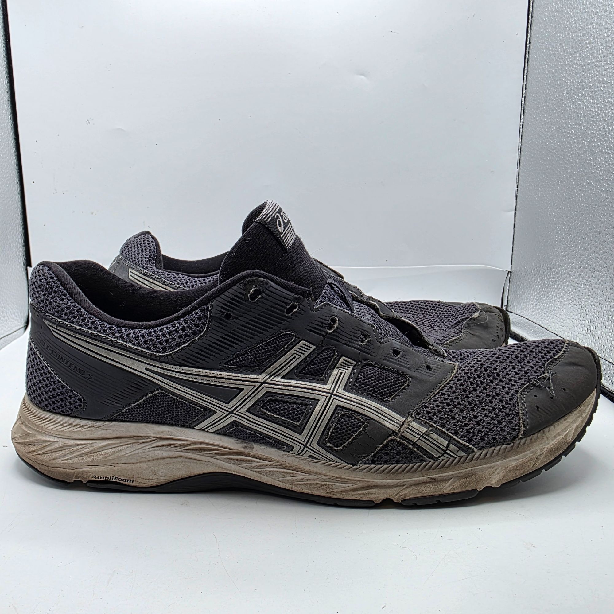 Asics Asics Gel Contend 5 Extra Wide Mens Size 13 Black Gray Runni Size US 13 / EU 46 - 12 Thumbnail