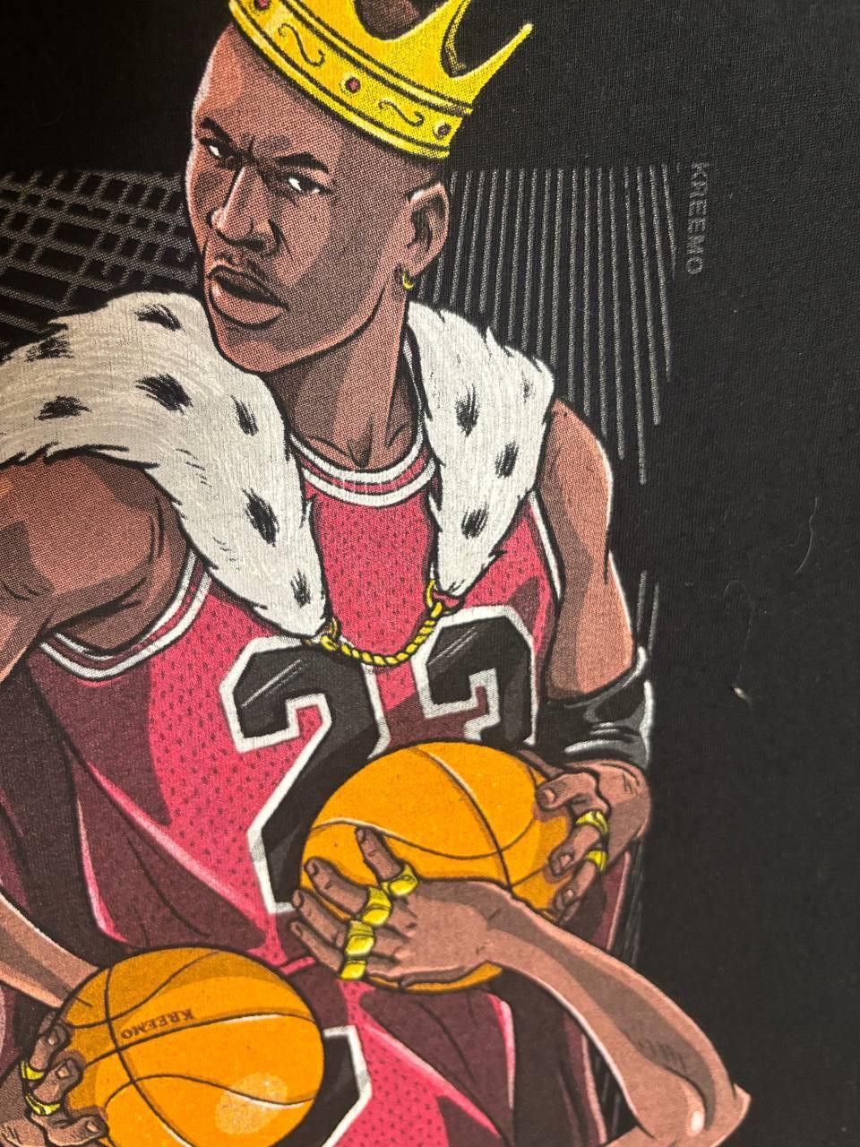 Vintage Mister Tee “King Basketball” Tee – Black Size US XL / EU 56 / 4 - 3 Thumbnail