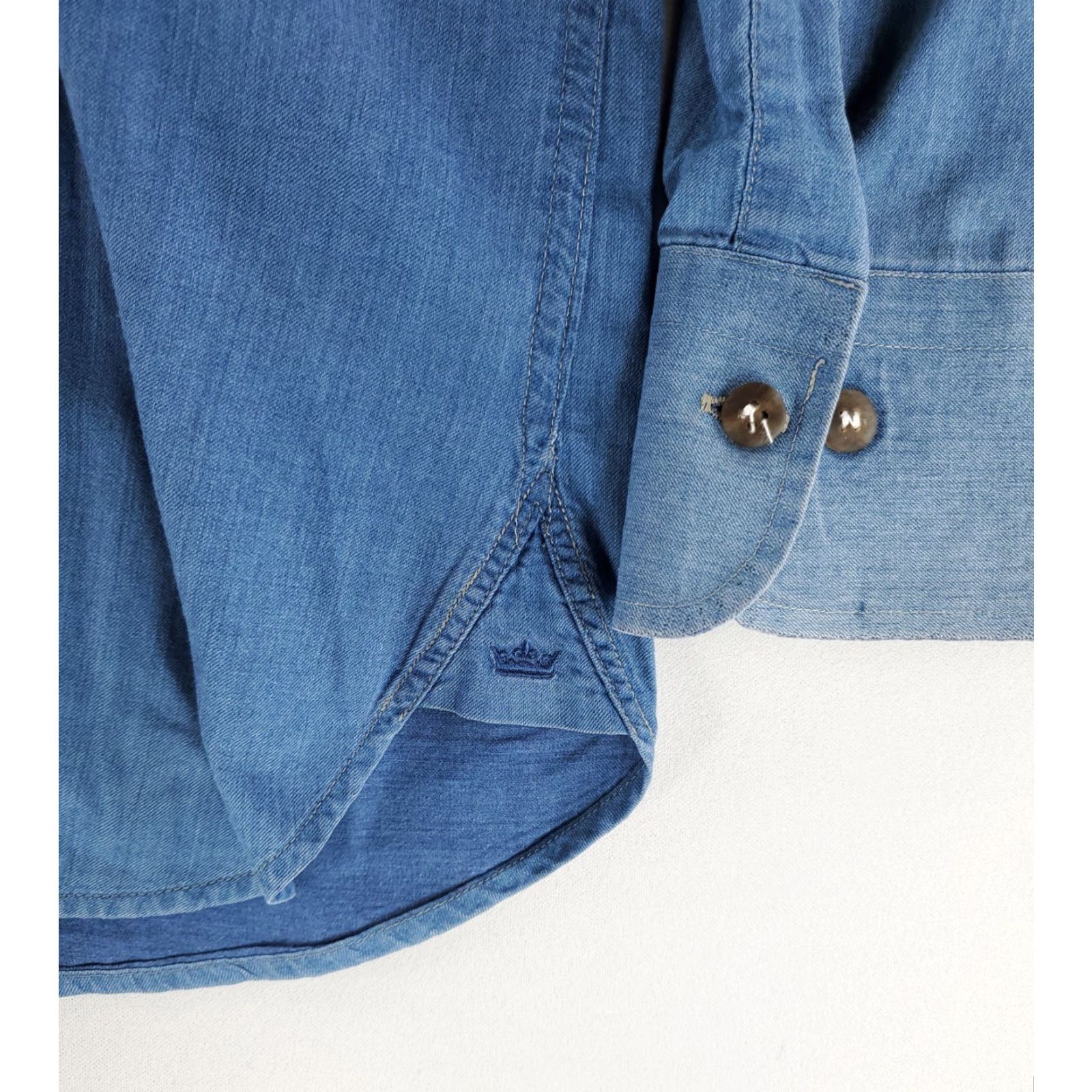 Peter Millar VINTAGE Peter Millar Crown Button Down Shirt Long Sleeve Blue Mens M Size US M / EU 48-50 / 2 - 2 Thumbnail
