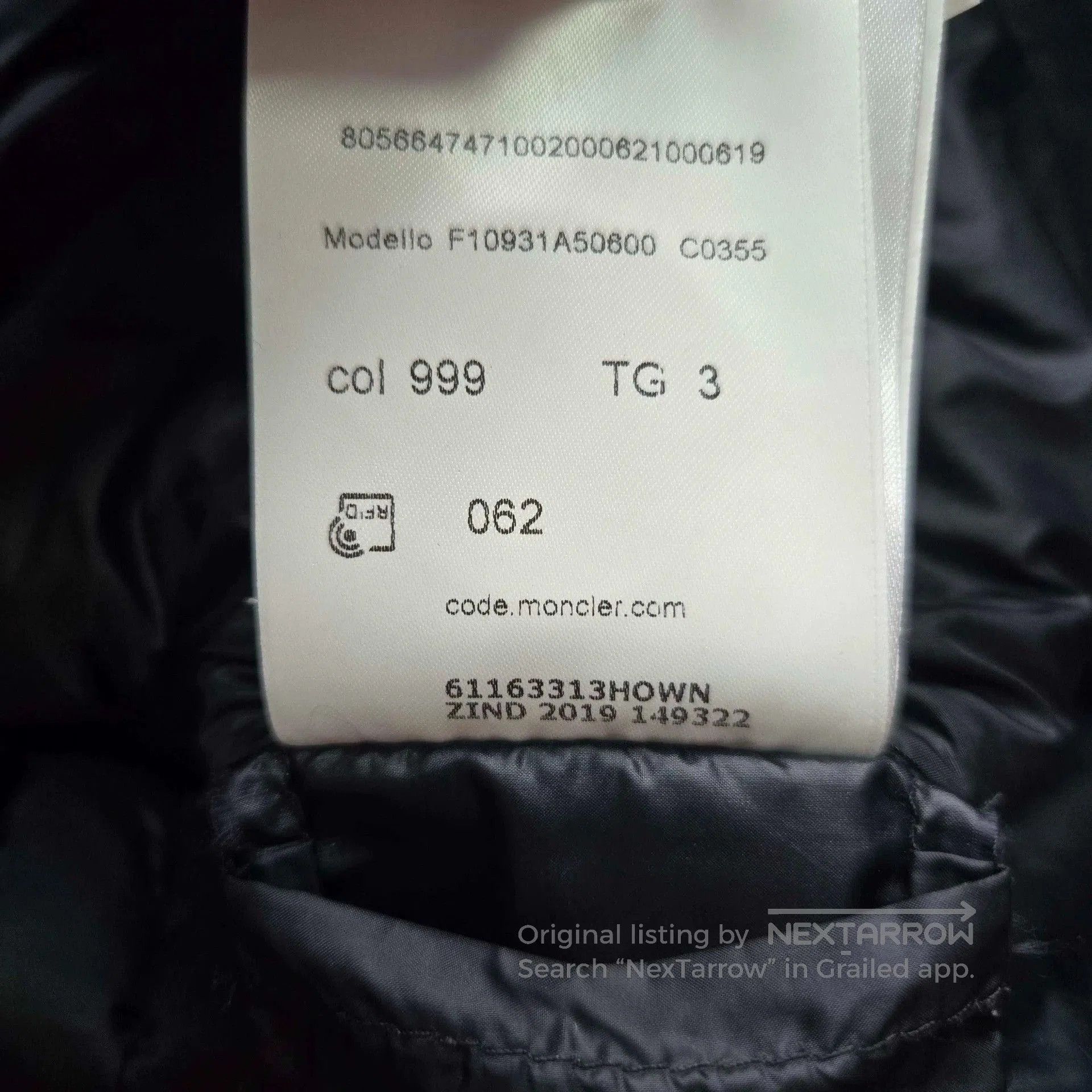 Moncler moncler lightweight down jacket with zip closure. Size US M / EU 48-50 / 2 - 7 Thumbnail
