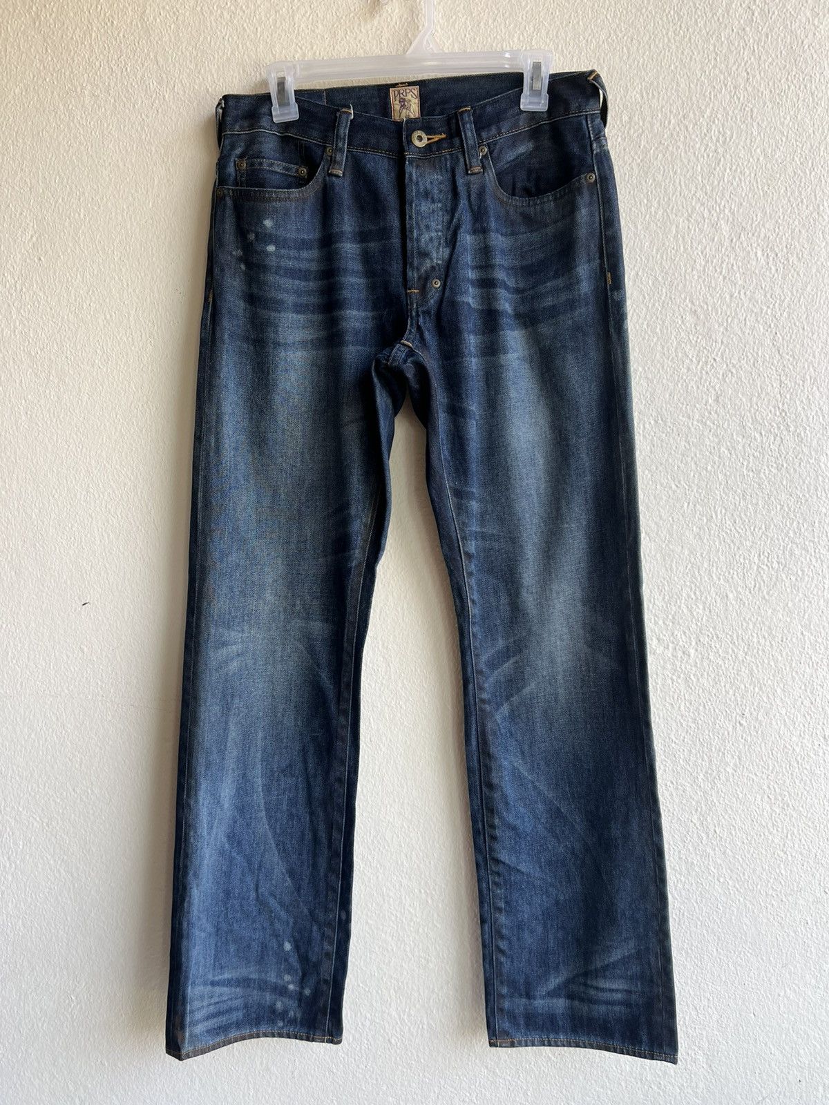 Prps PRPS Barracuda Waxed Denim Slim Jeans Size US 30 / EU 46 - 24 Thumbnail