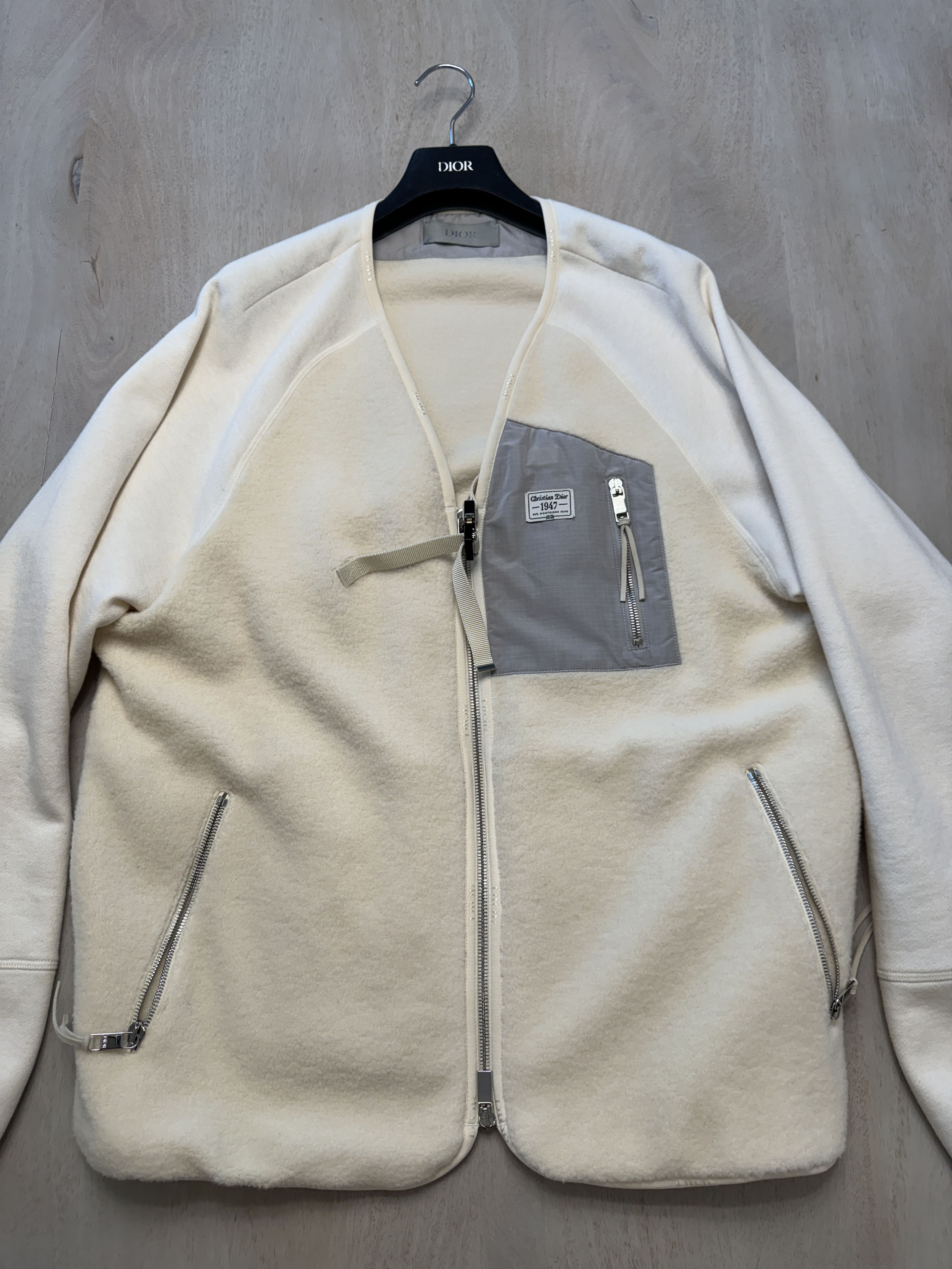 image of Dior White Cardigan, Men's (Size XL)